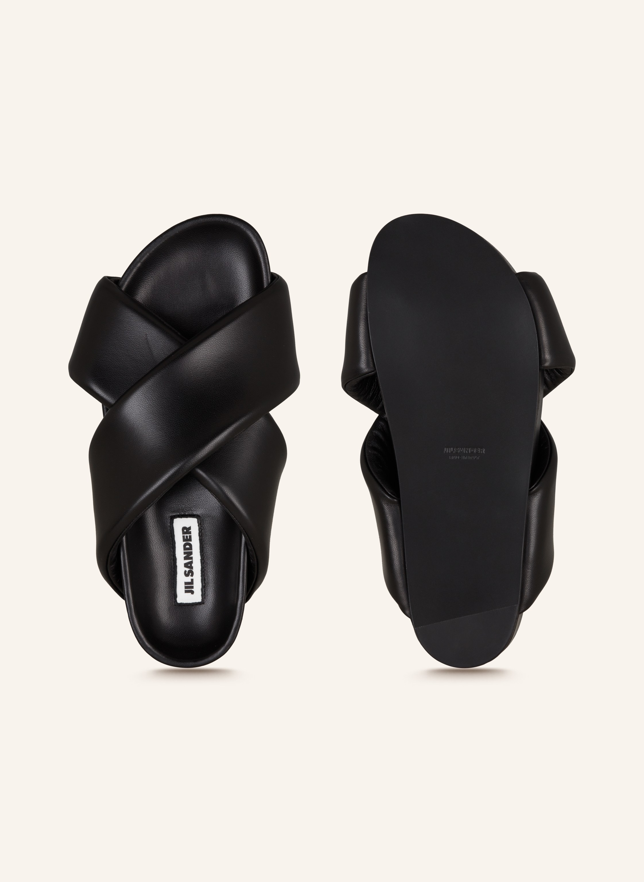 Thumbnail - Jil Sander Pantoletten schwarz