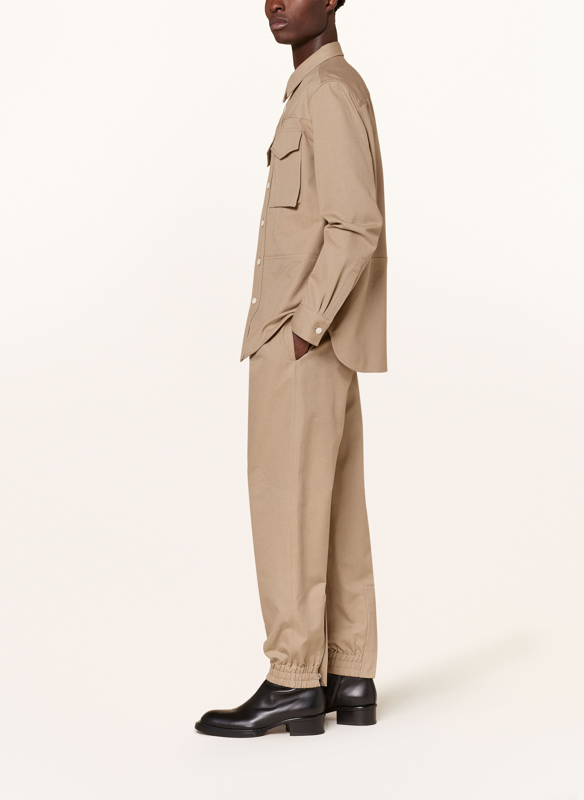 Thumbnail - Mcqueen Hose Im Jogging-Stil Extra Slim Fit beige