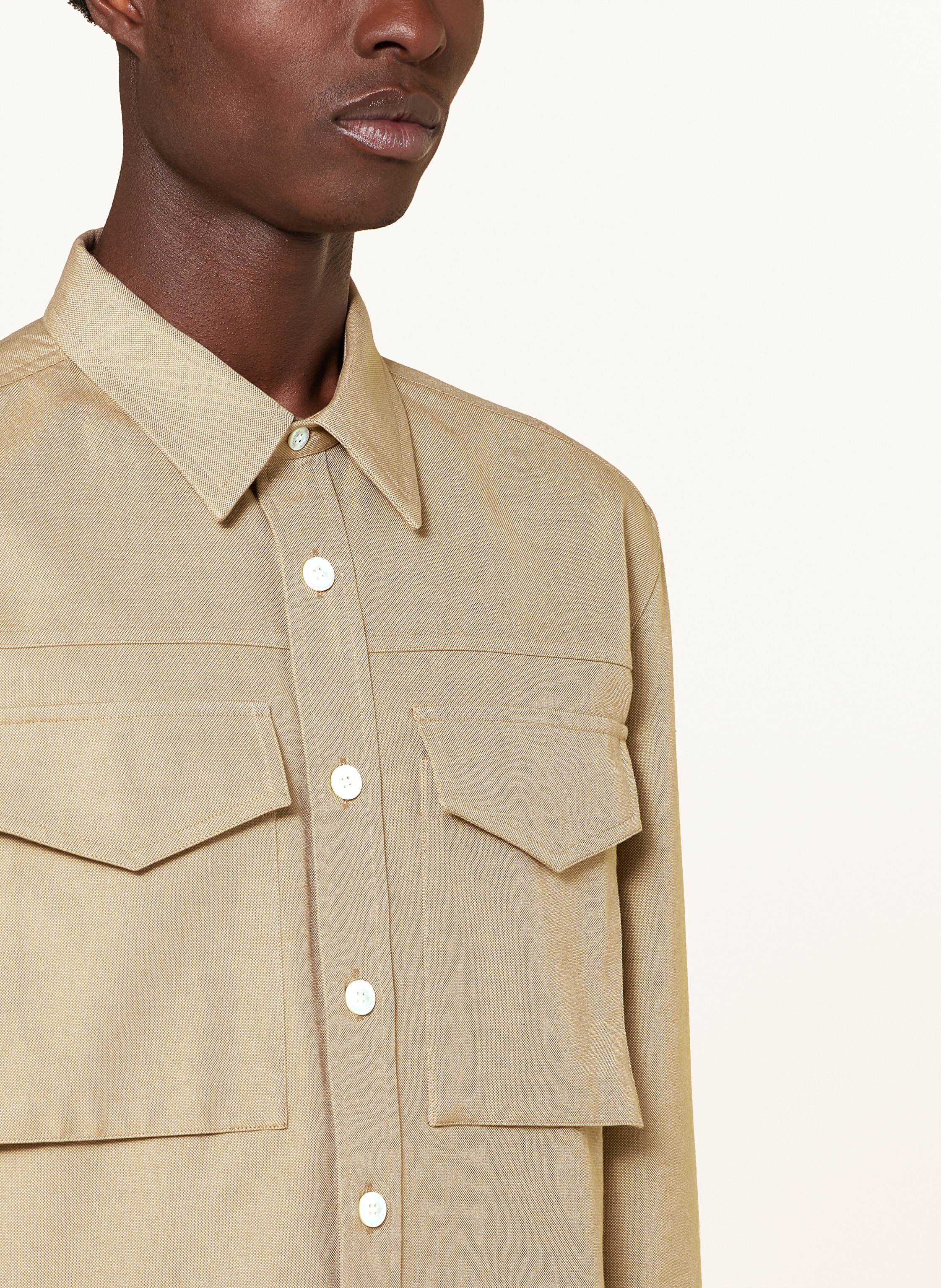 Thumbnail - Mcqueen Overshirt beige