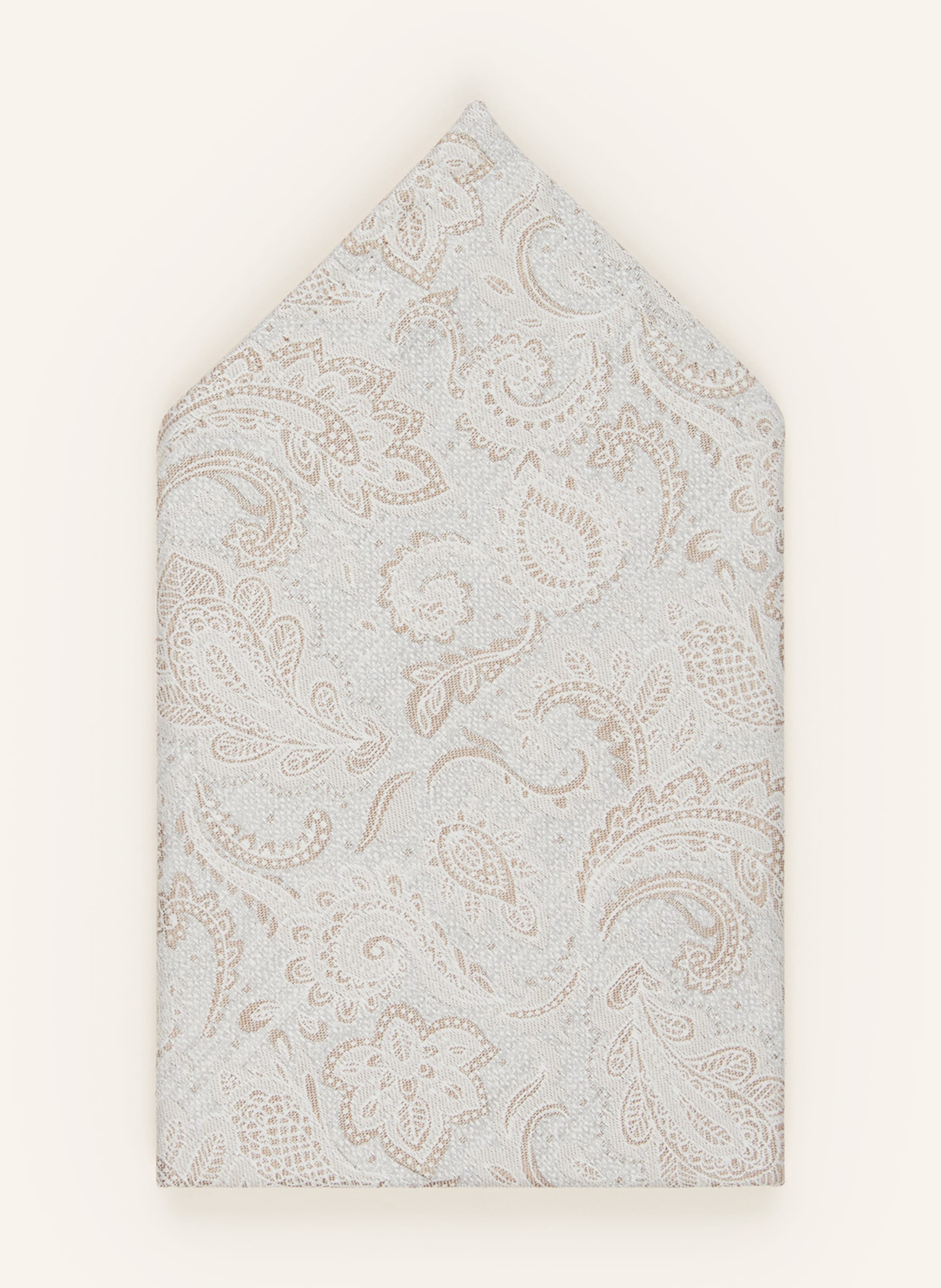 Thumbnail - Wilvorst Set: Fliege Und Einstecktuch beige