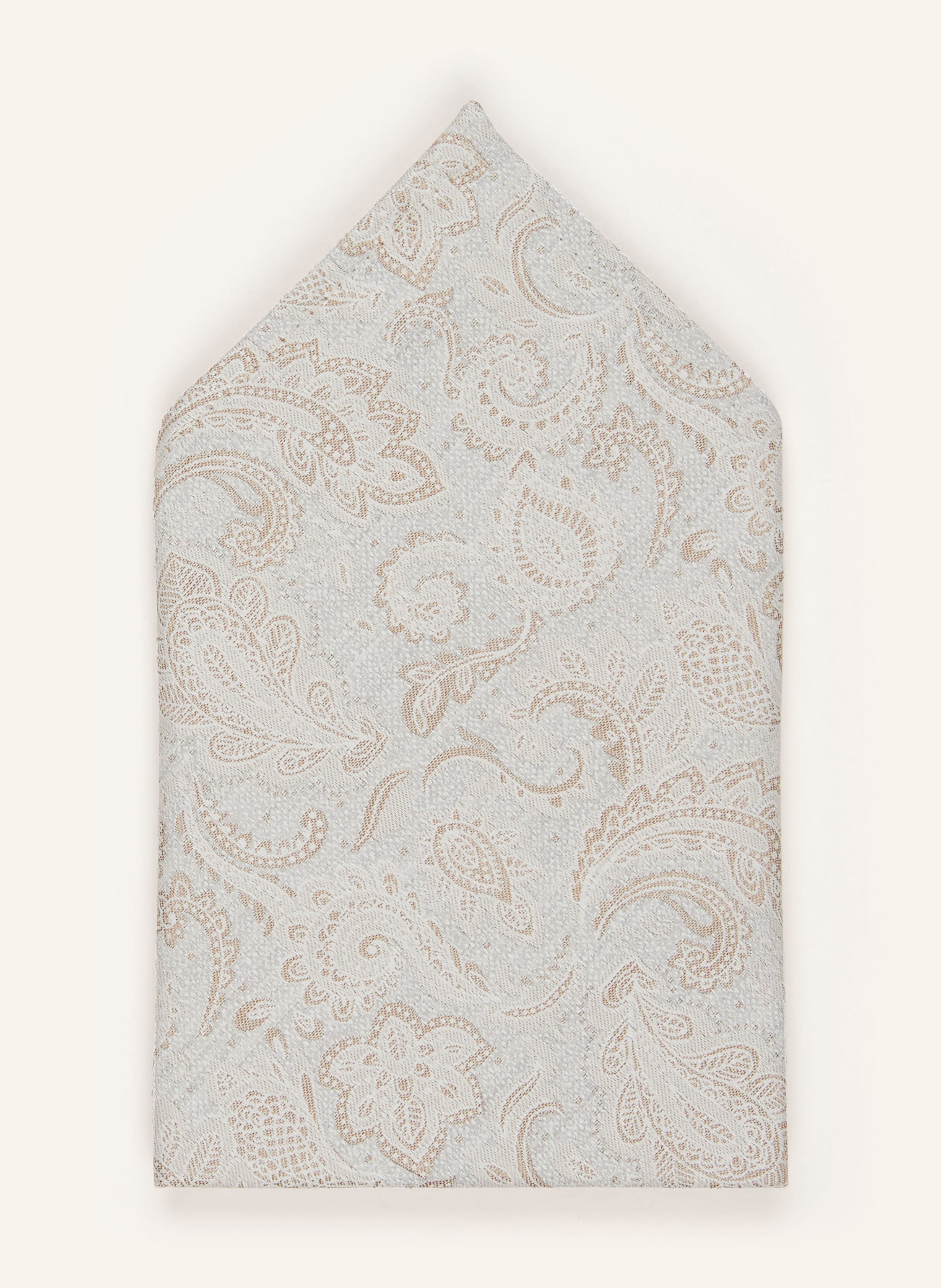 Thumbnail - Wilvorst Set: Krawatte Und Einstecktuch beige