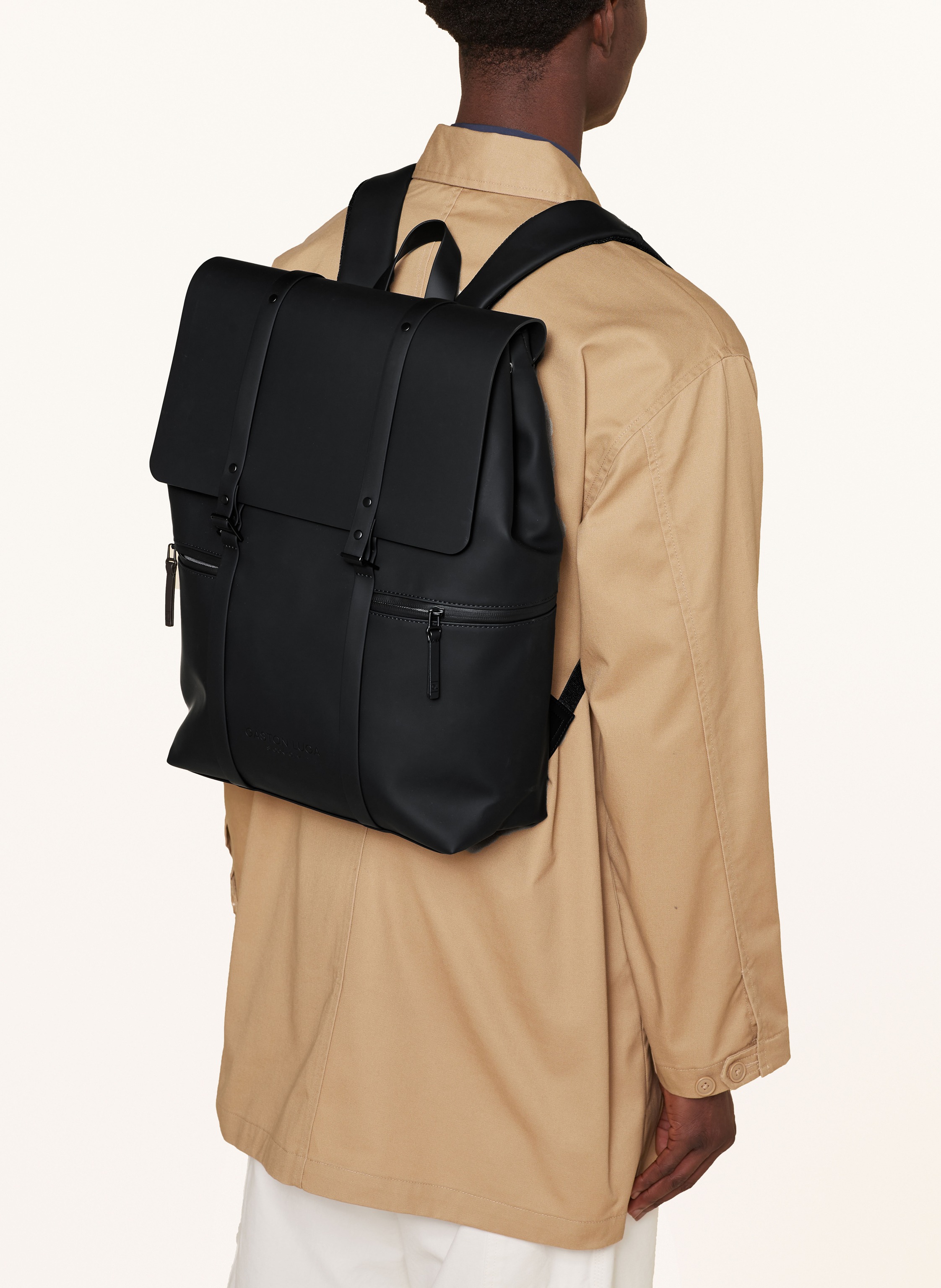 Thumbnail - Gaston Luga Rucksack Spläsh 2.0 Mit Laptop-Fach schwarz