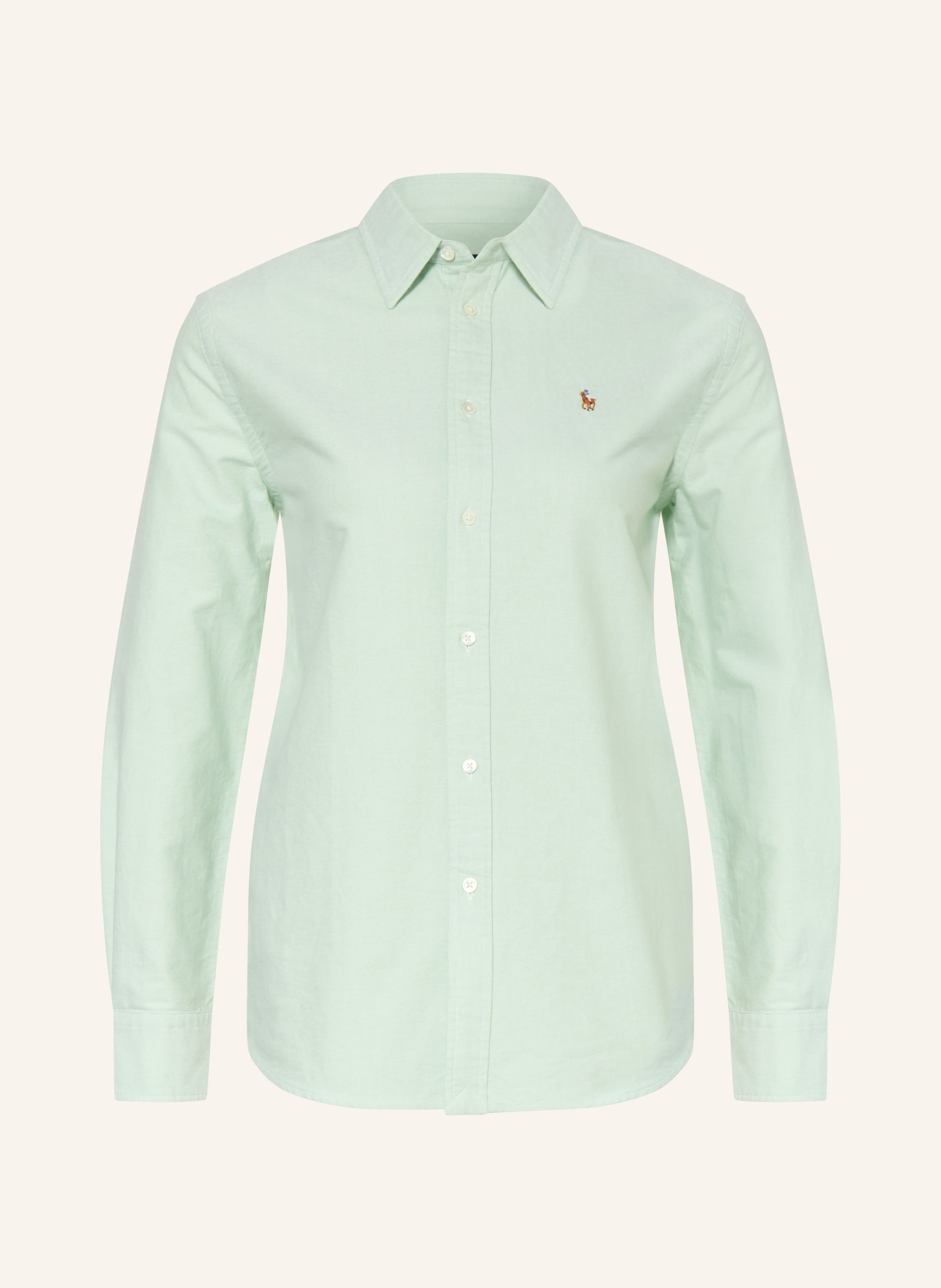 Light green ralph lauren shirt hot sale