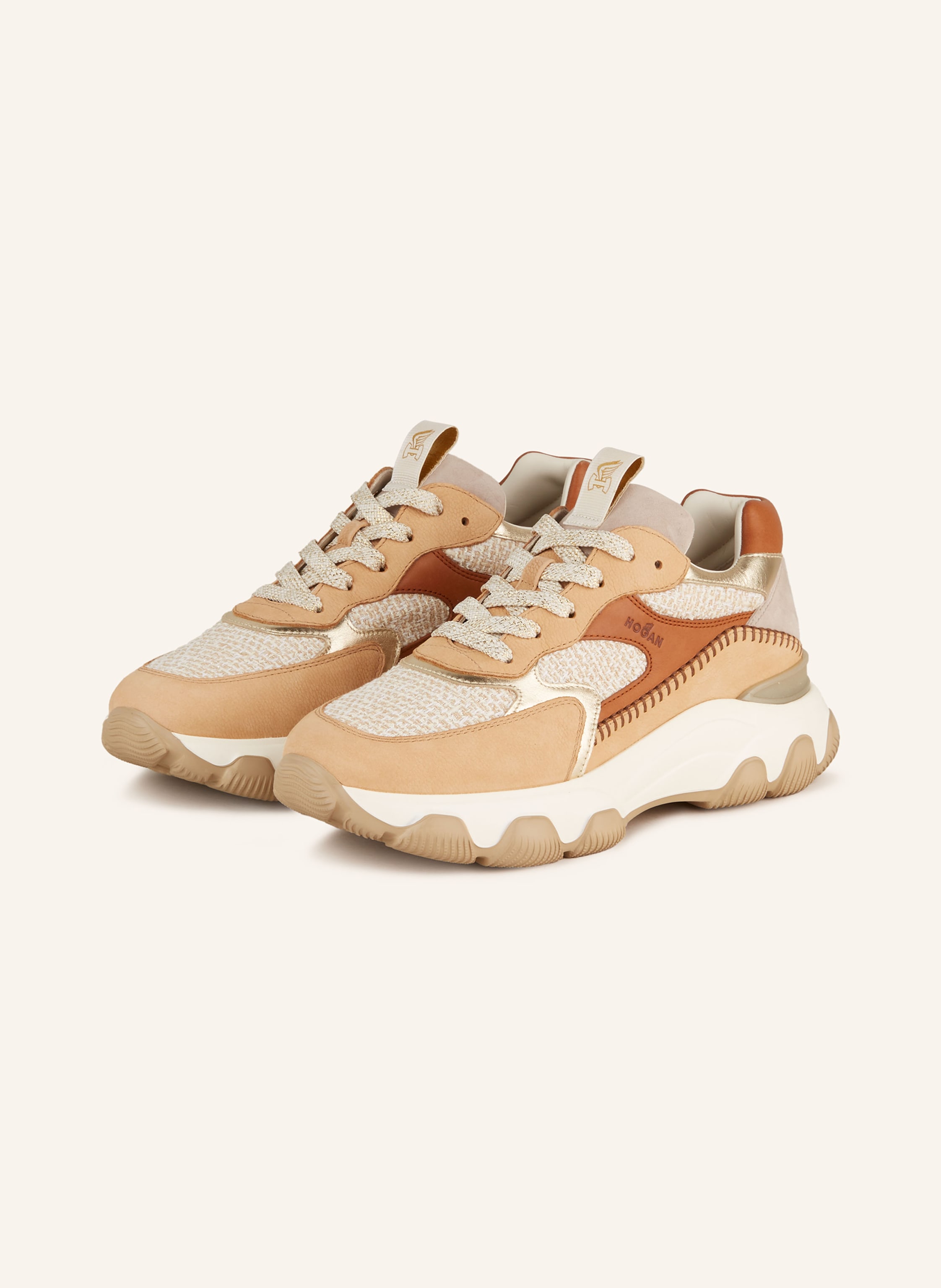 HOGAN Sneaker HOGAN HYPERACTIVE in cognac hellbraun