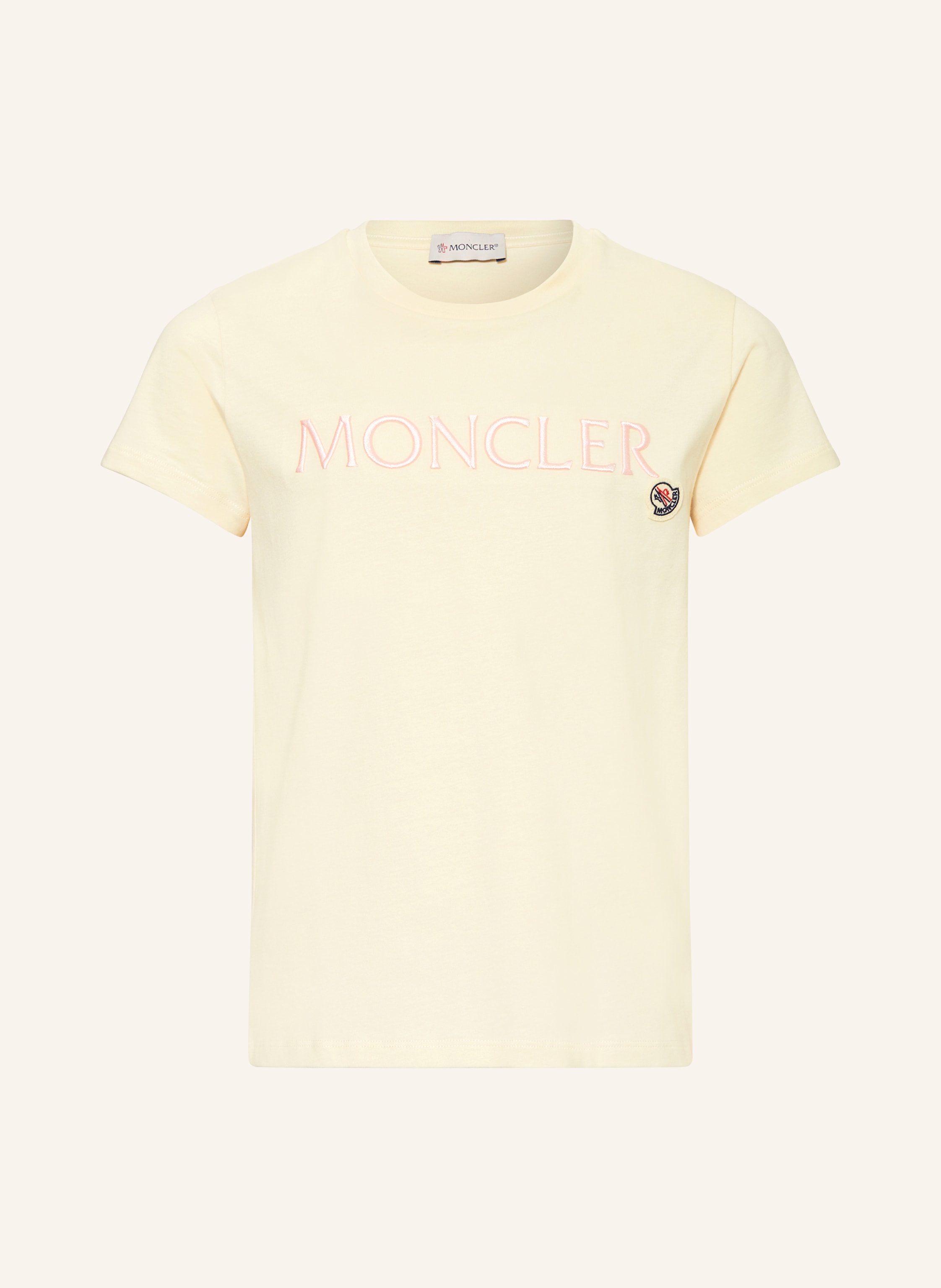 MONCLER enfant tricou COPII în crem