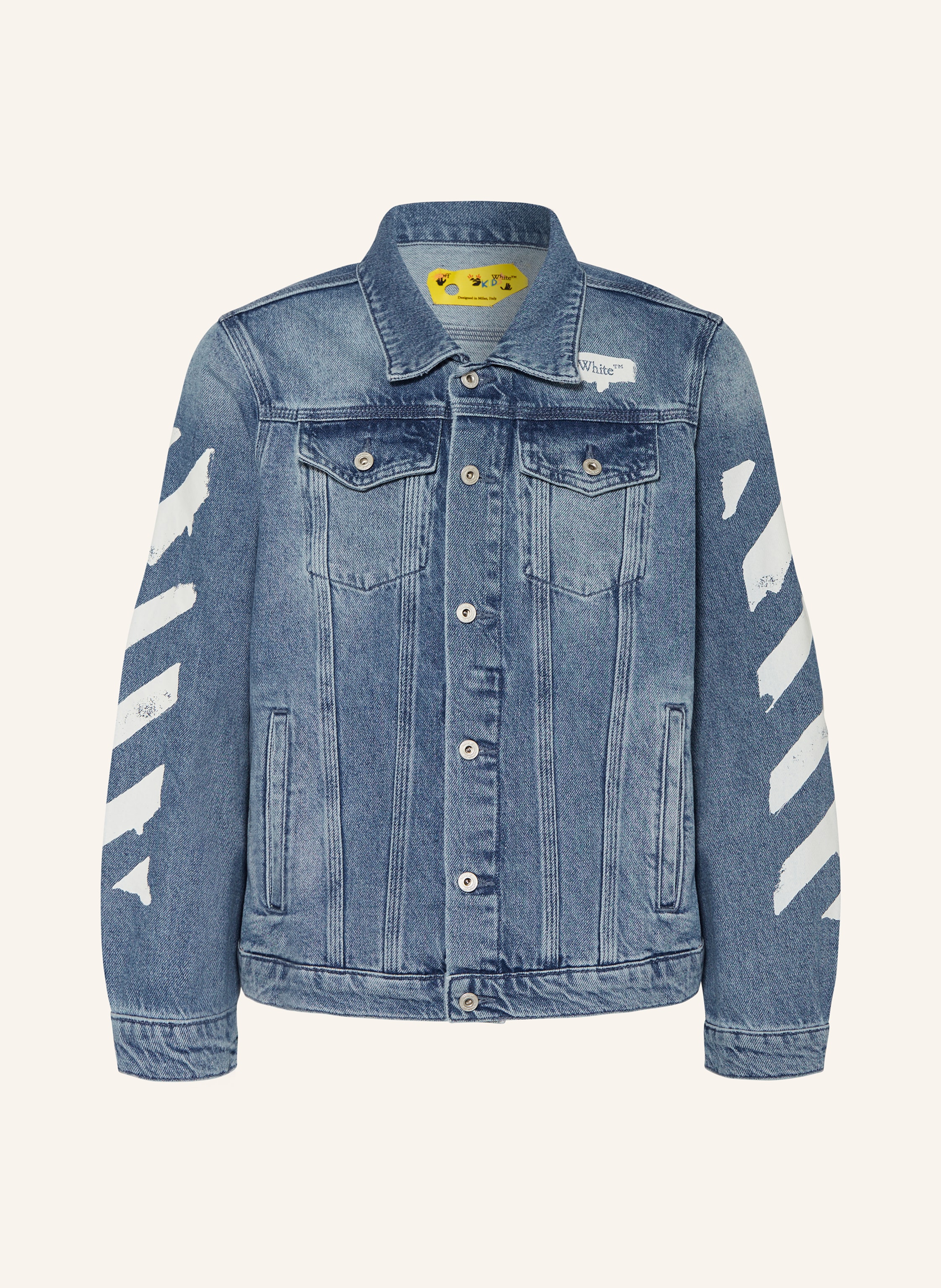 Off white jeans jacke herren