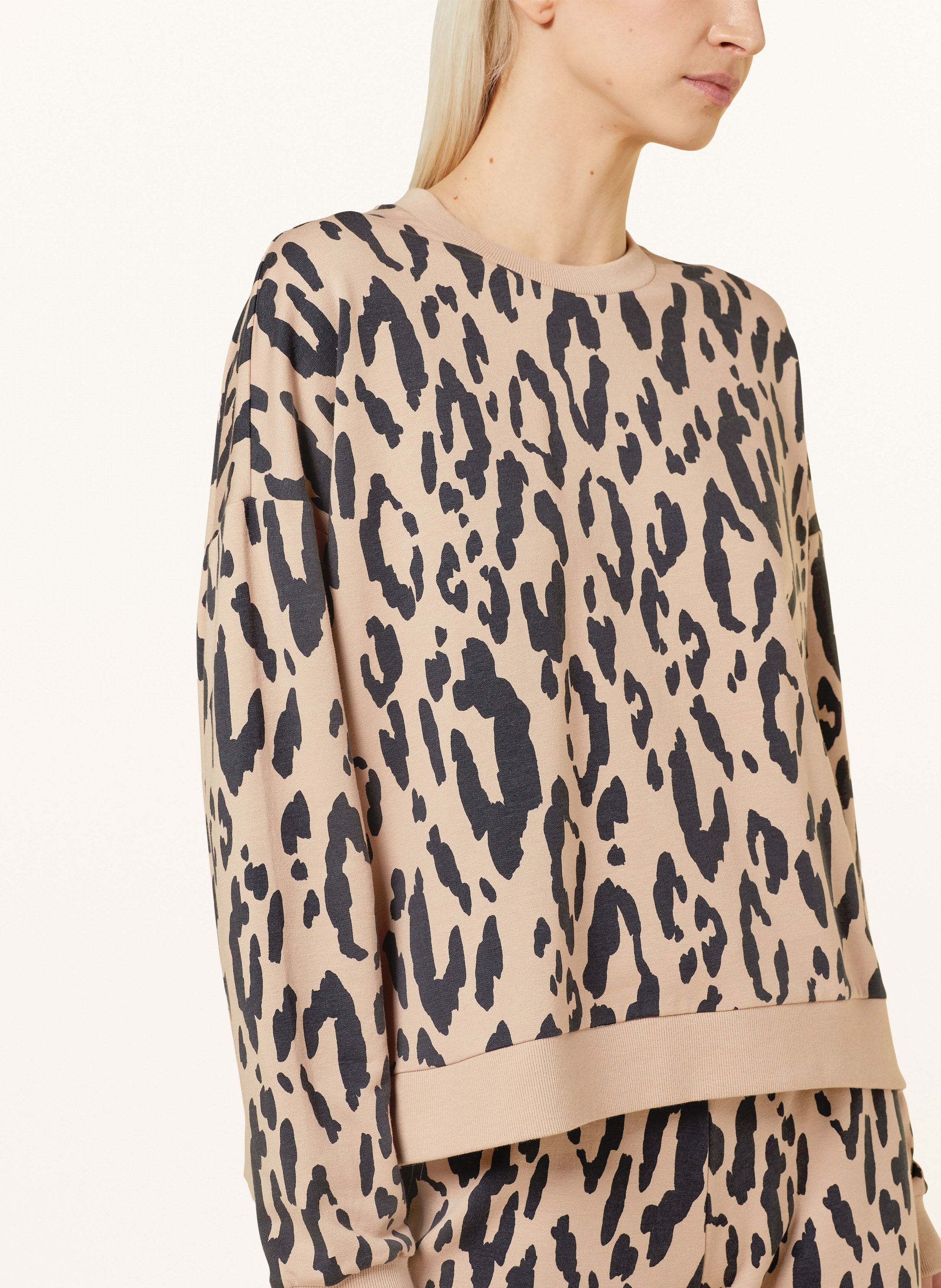 Thumbnail - Mey Lounge-Sweatshirt Serie Noah braun