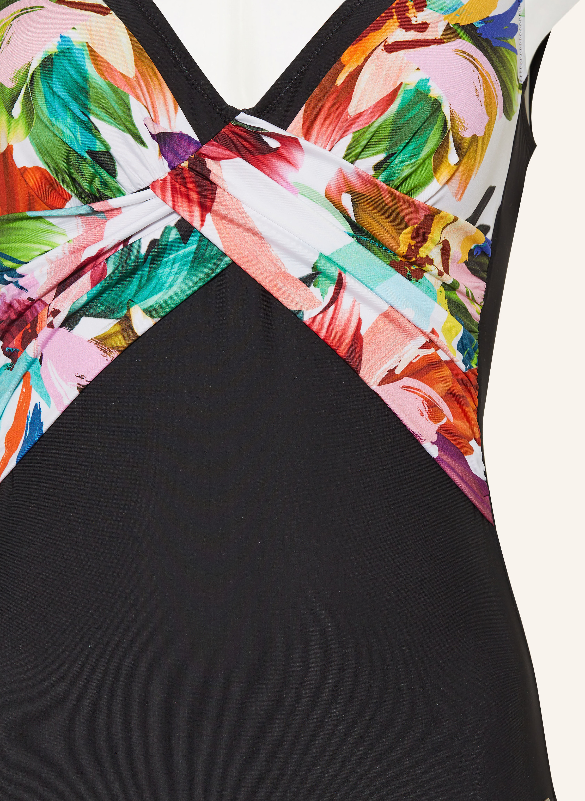 Thumbnail - Charmline Shape-Badeanzug Floral Rainbows schwarz
