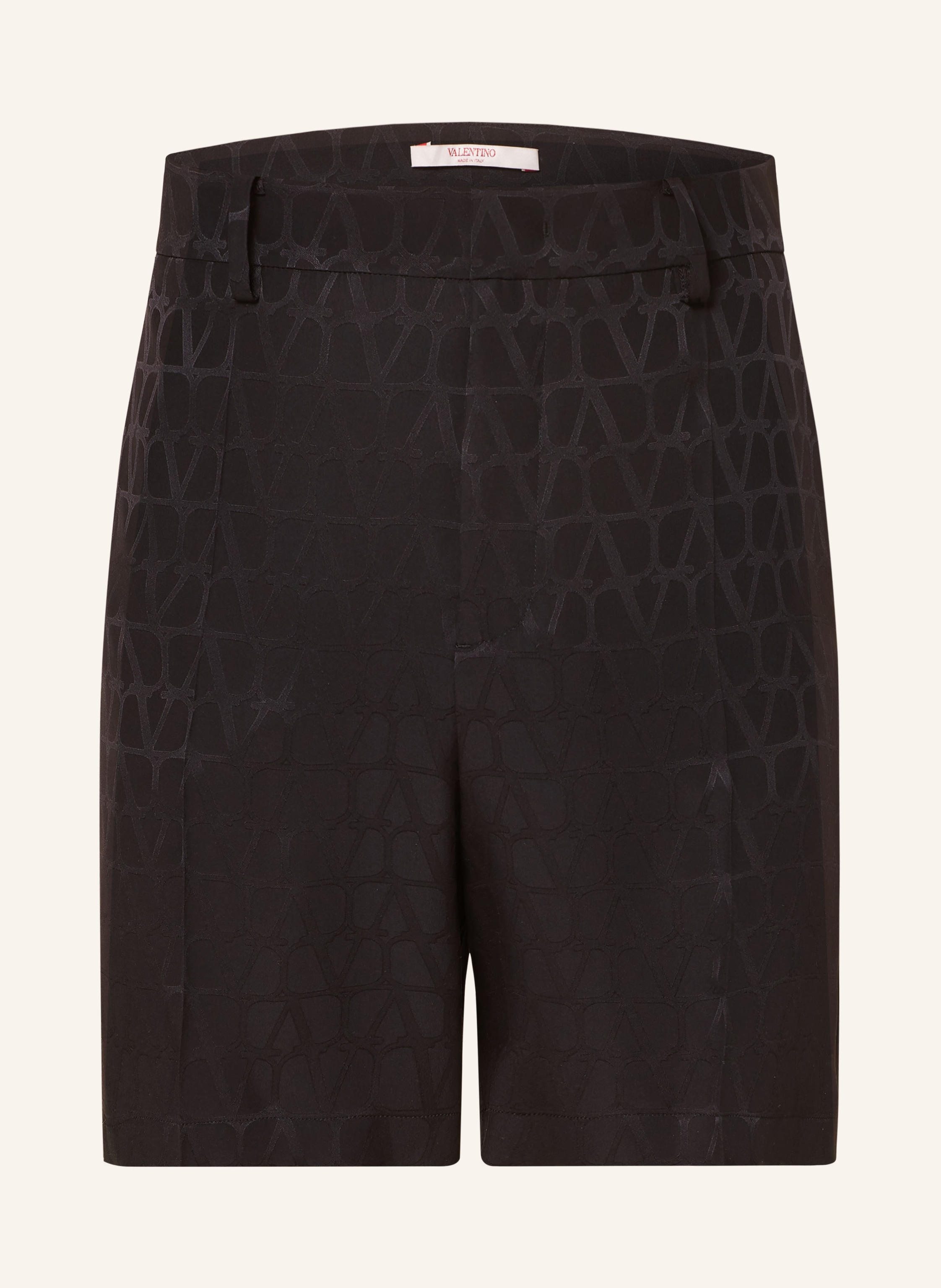 Black online valentino shorts