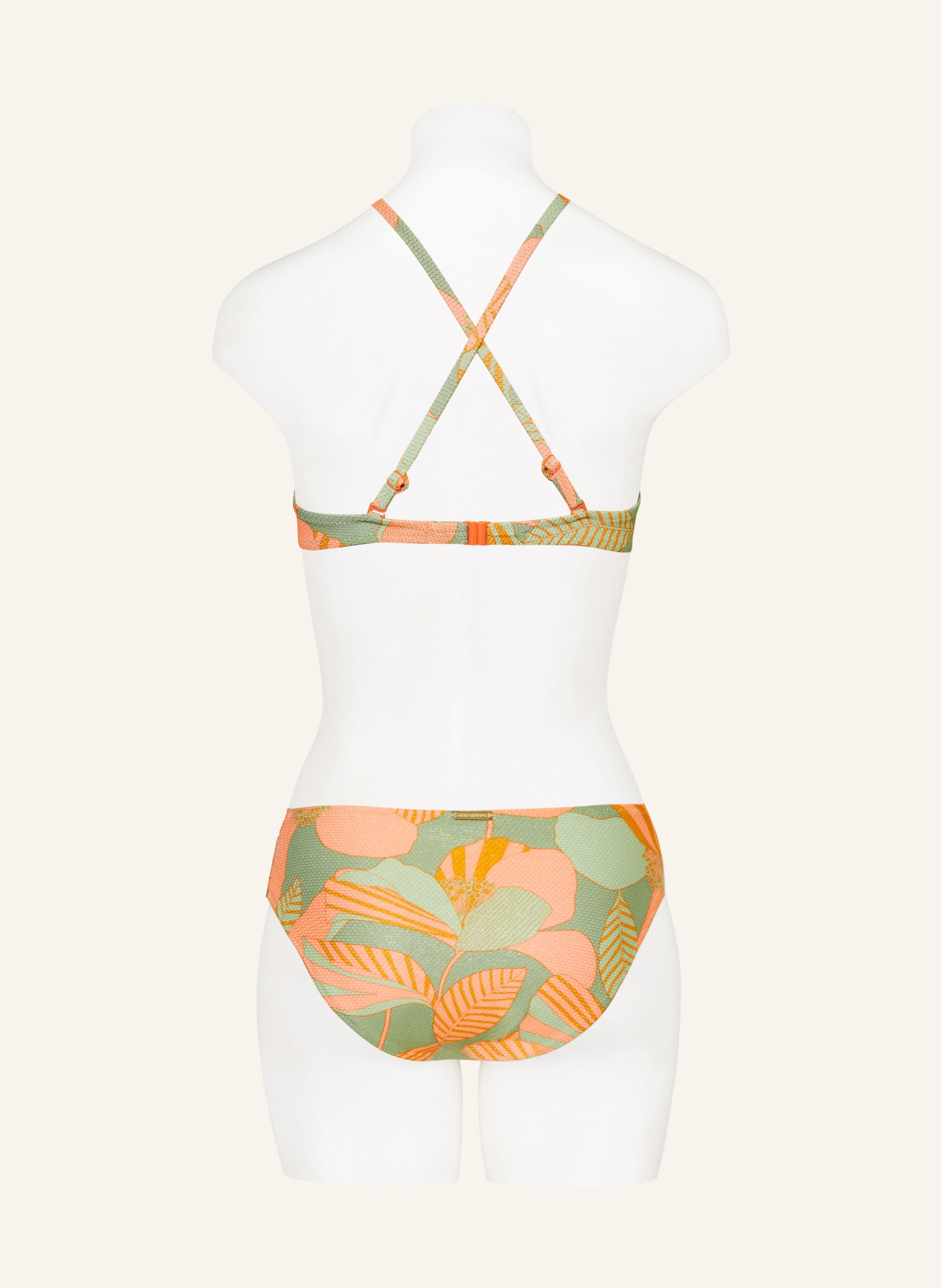 Thumbnail - Watercult Bügel-Bikini-Top Retro Tributes Mit Glitzergarn gruen