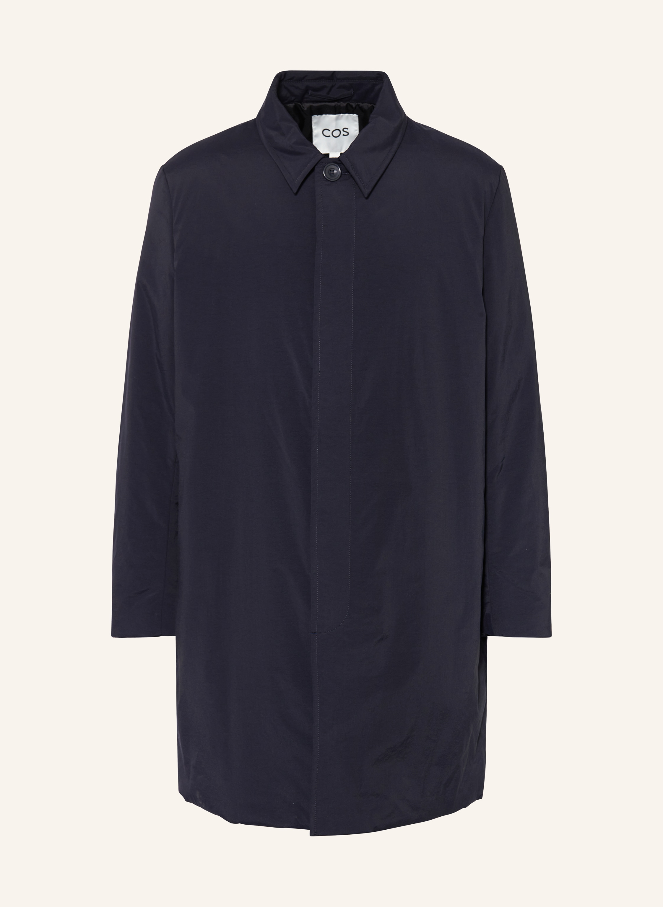 COS Coat in dark blue