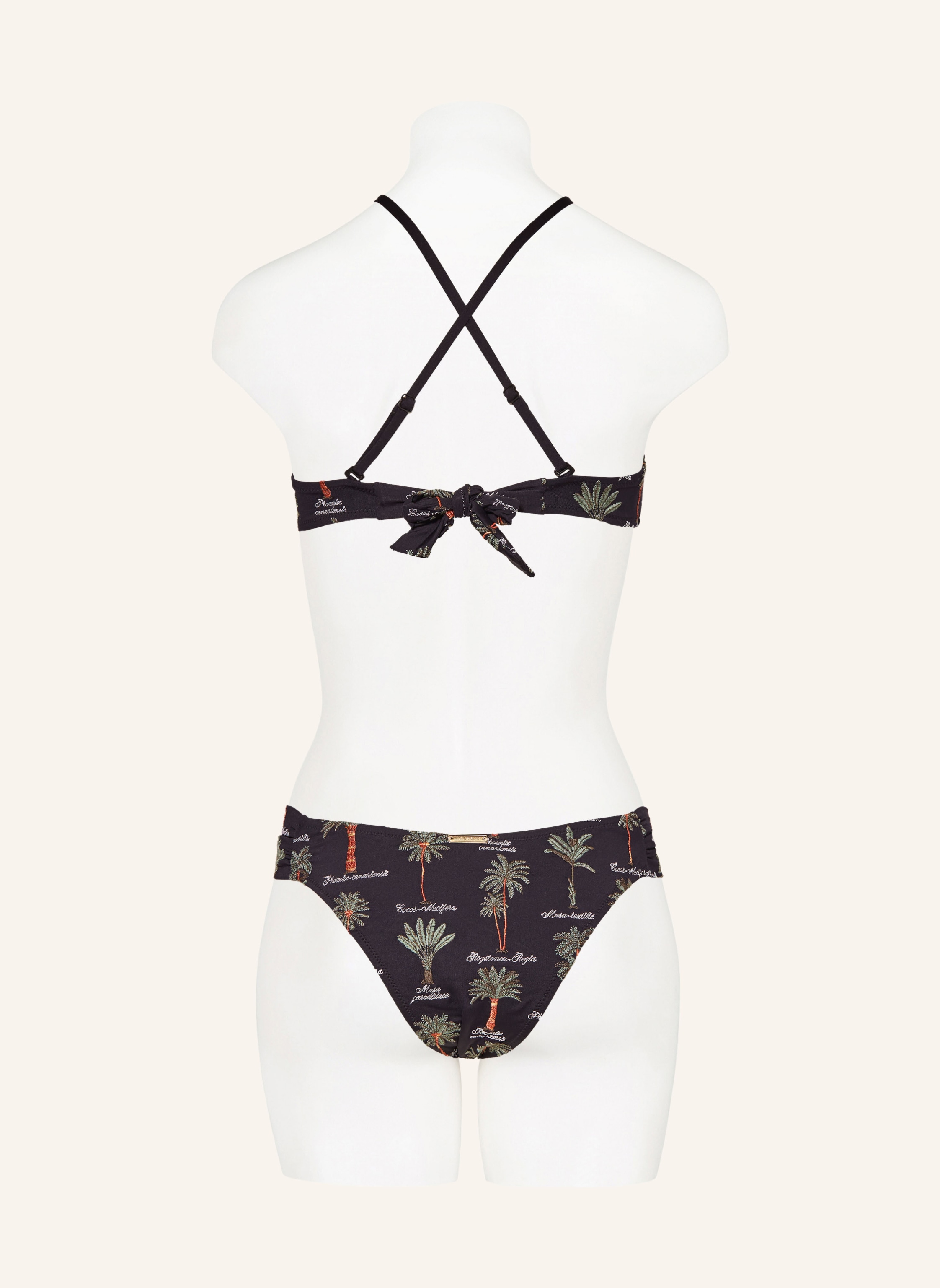 Thumbnail - Watercult Bralette-Bikini-Top Art Herbaria schwarz