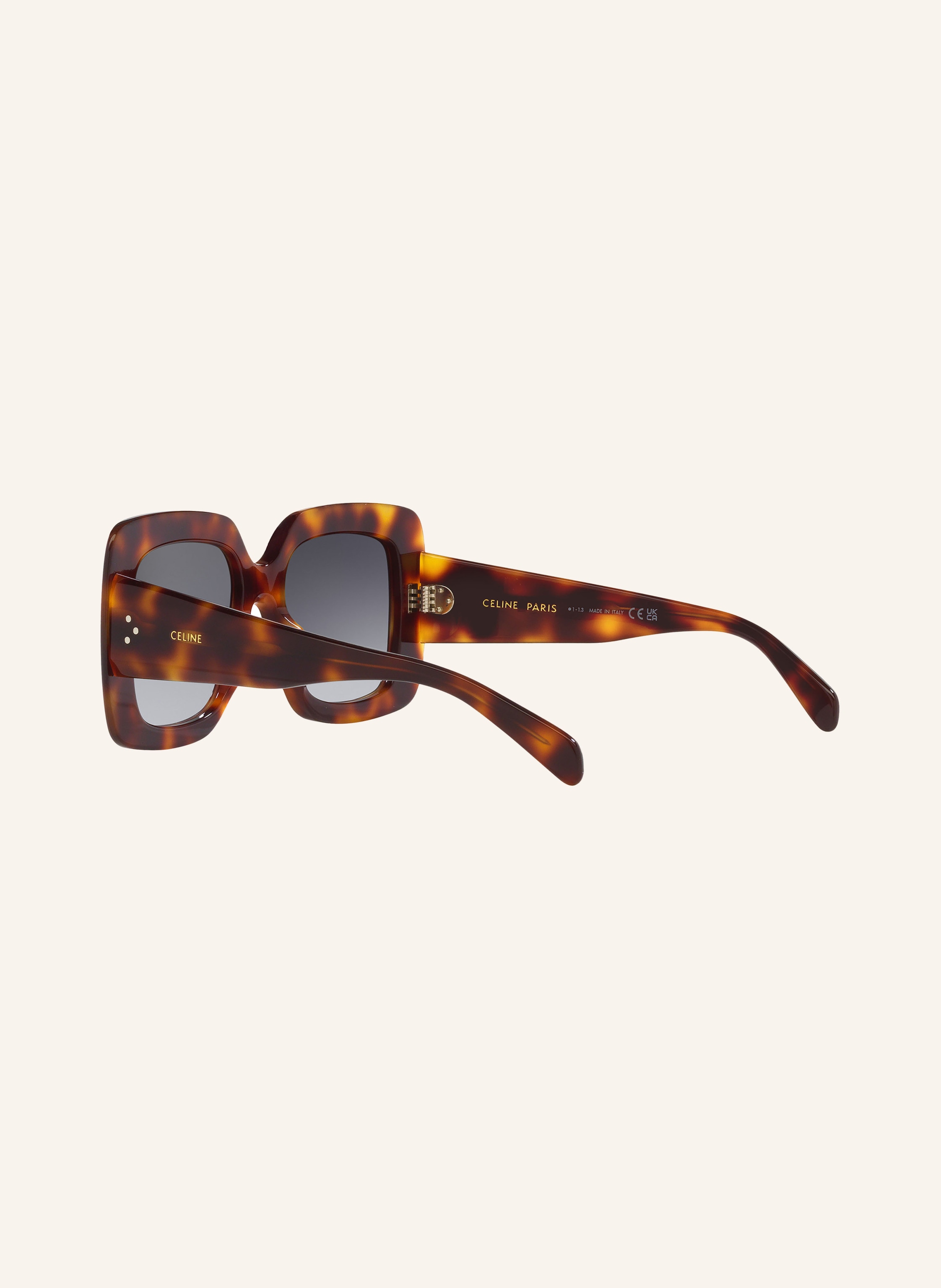 Thumbnail - Celine Sonnenbrille cl000423 Bold 3 Dots braun