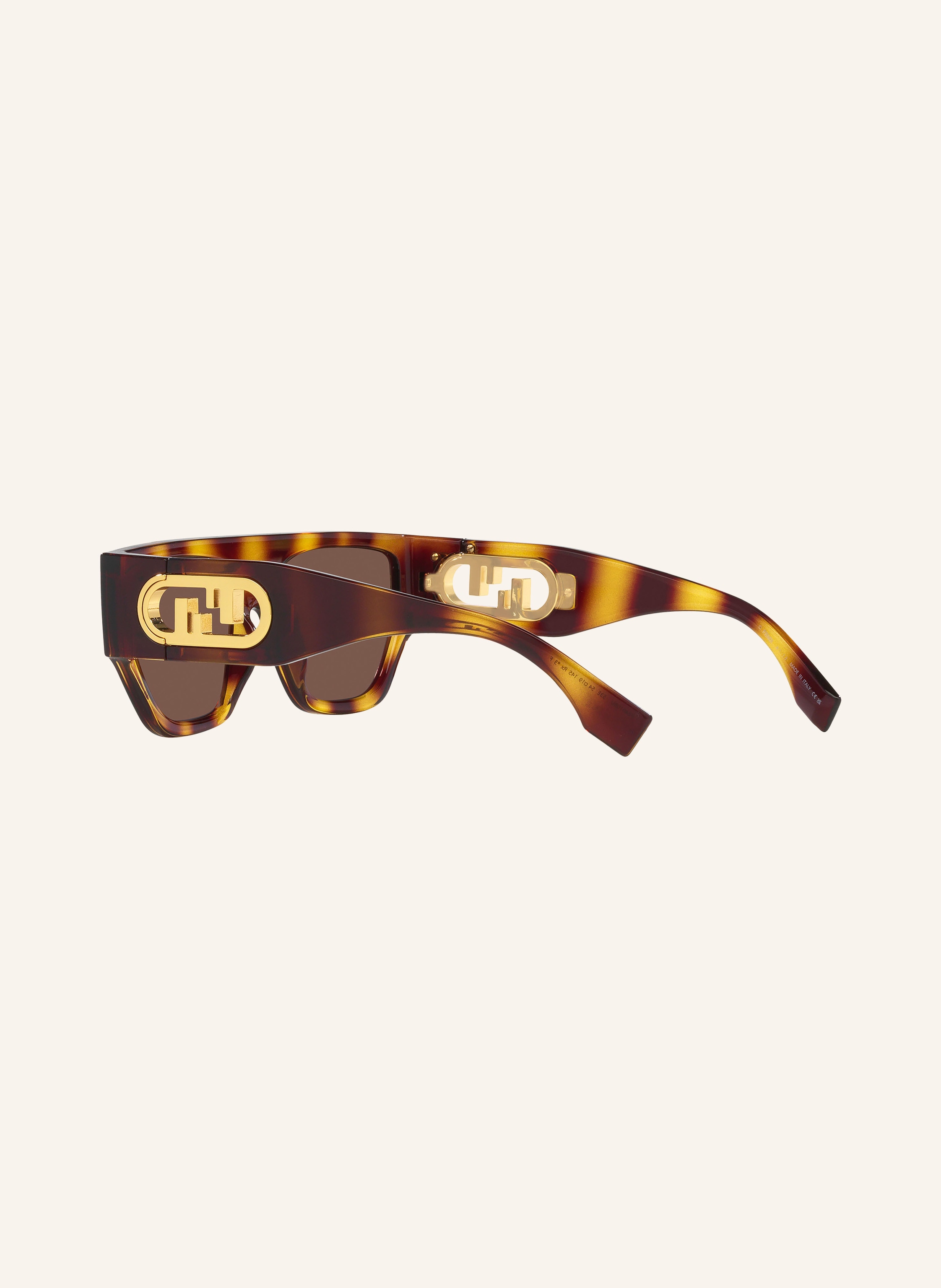 Thumbnail - Fendi Sonnenbrille fn000723 O Lock braun