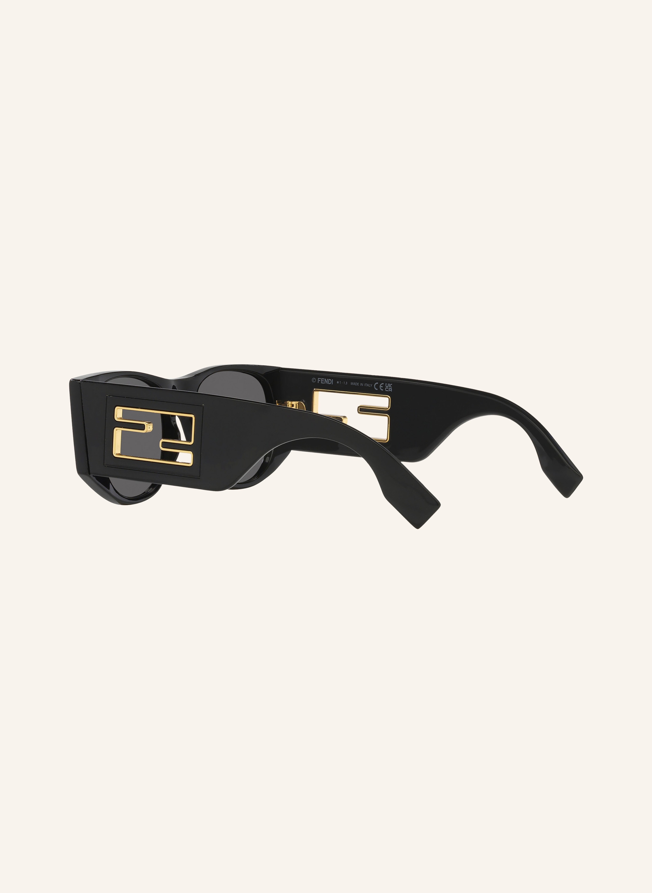 Thumbnail - Fendi Sonnenbrille fn000725 Baguette schwarz