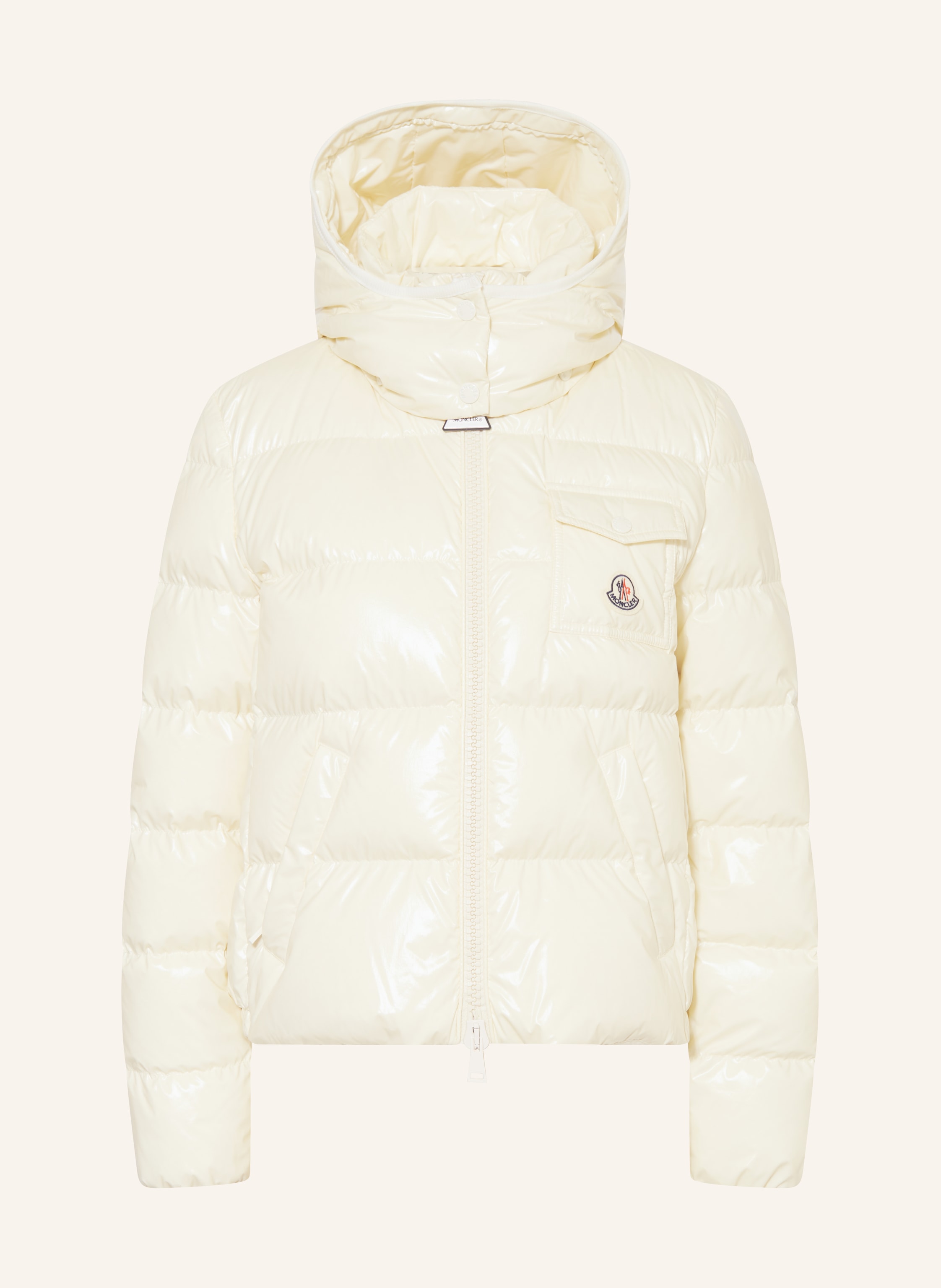 MONCLER Down jacket ANDRO in ecru