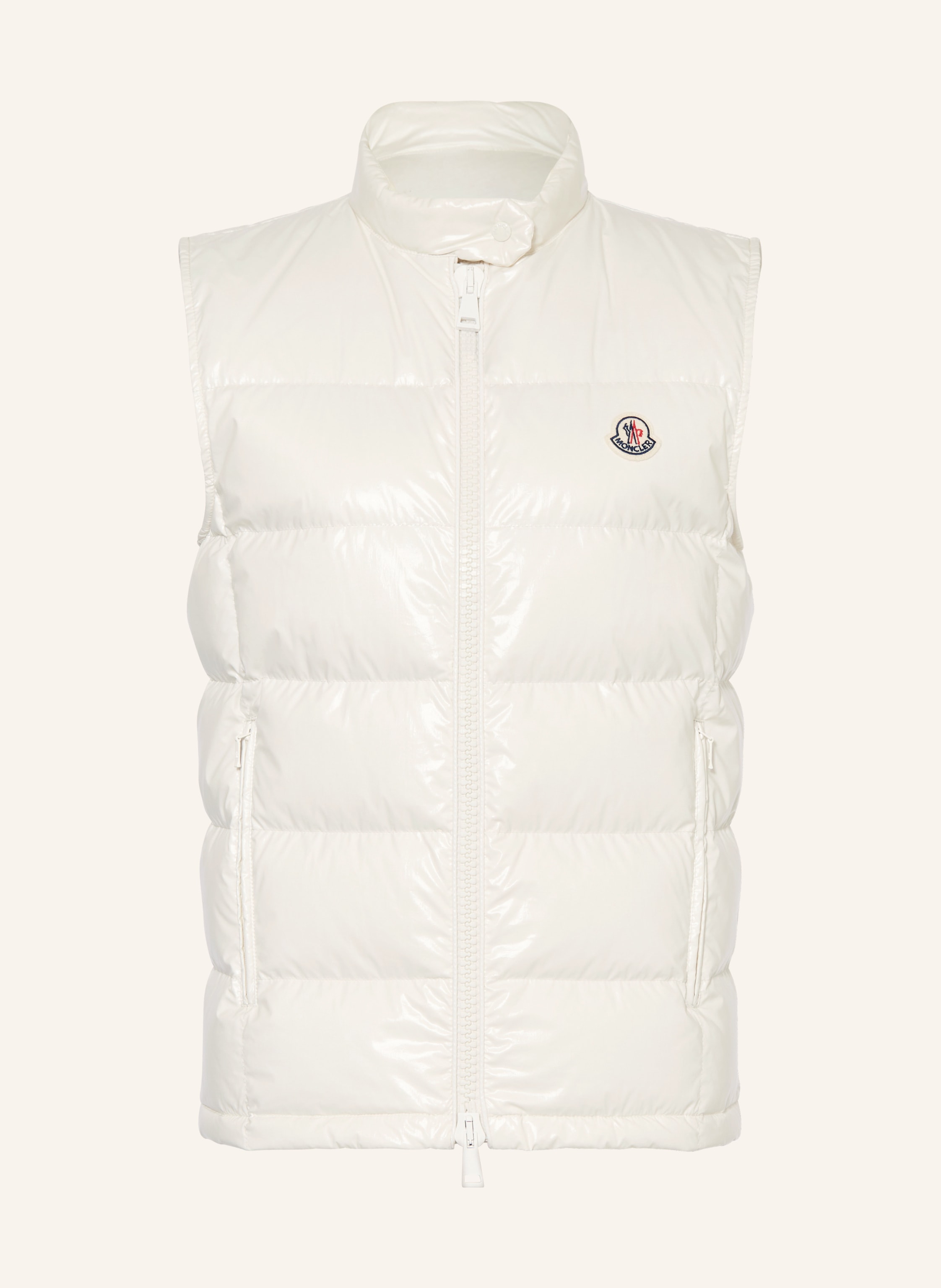 Moncler vest deals white
