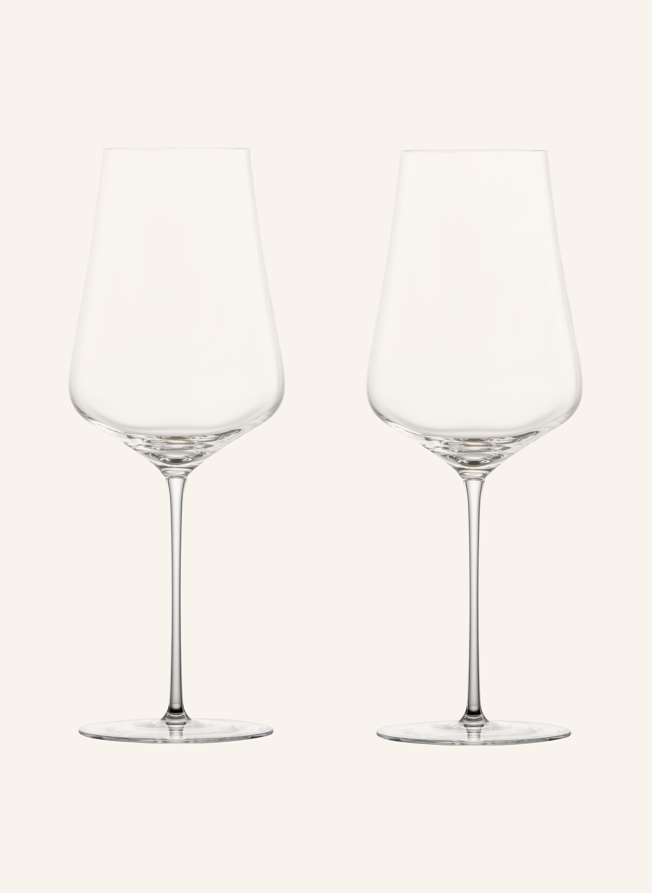 ZWIESEL GLAS 2er-Set Weingläser DUO in weiss