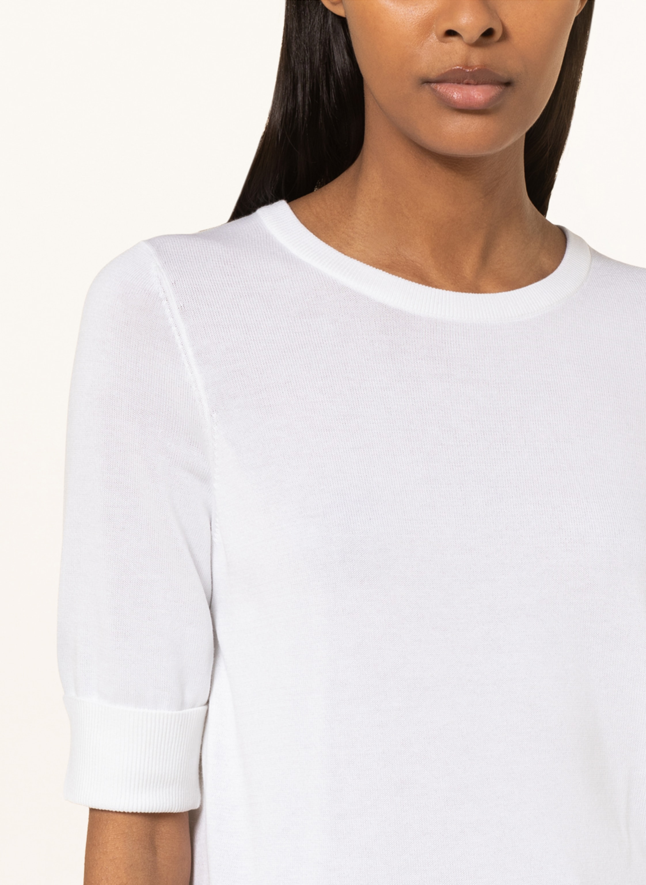 Thumbnail - Repeat Pullover Mit 3/4-Arm weiss