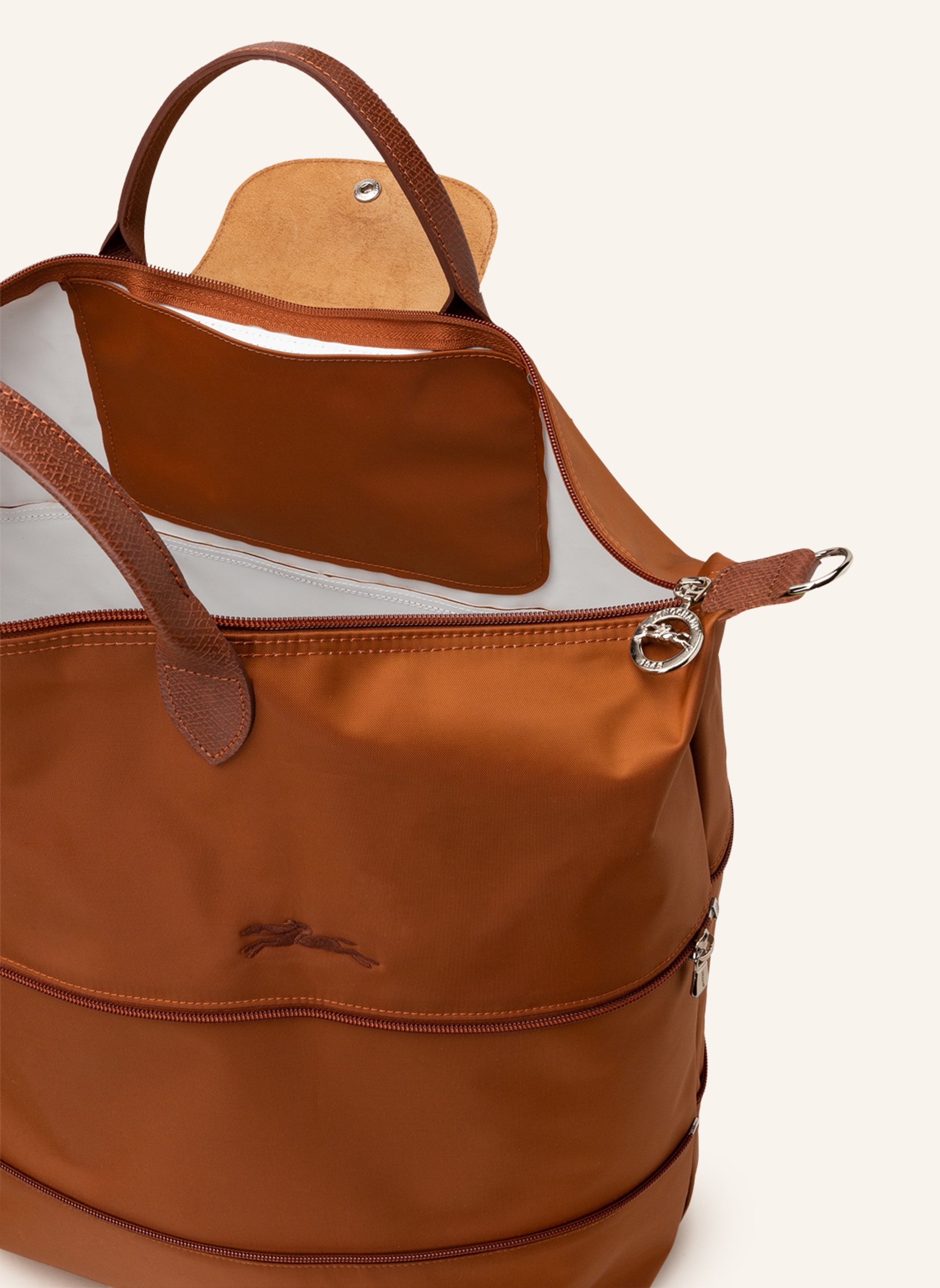 Thumbnail - Longchamp Reisetasche Le Pliage braun