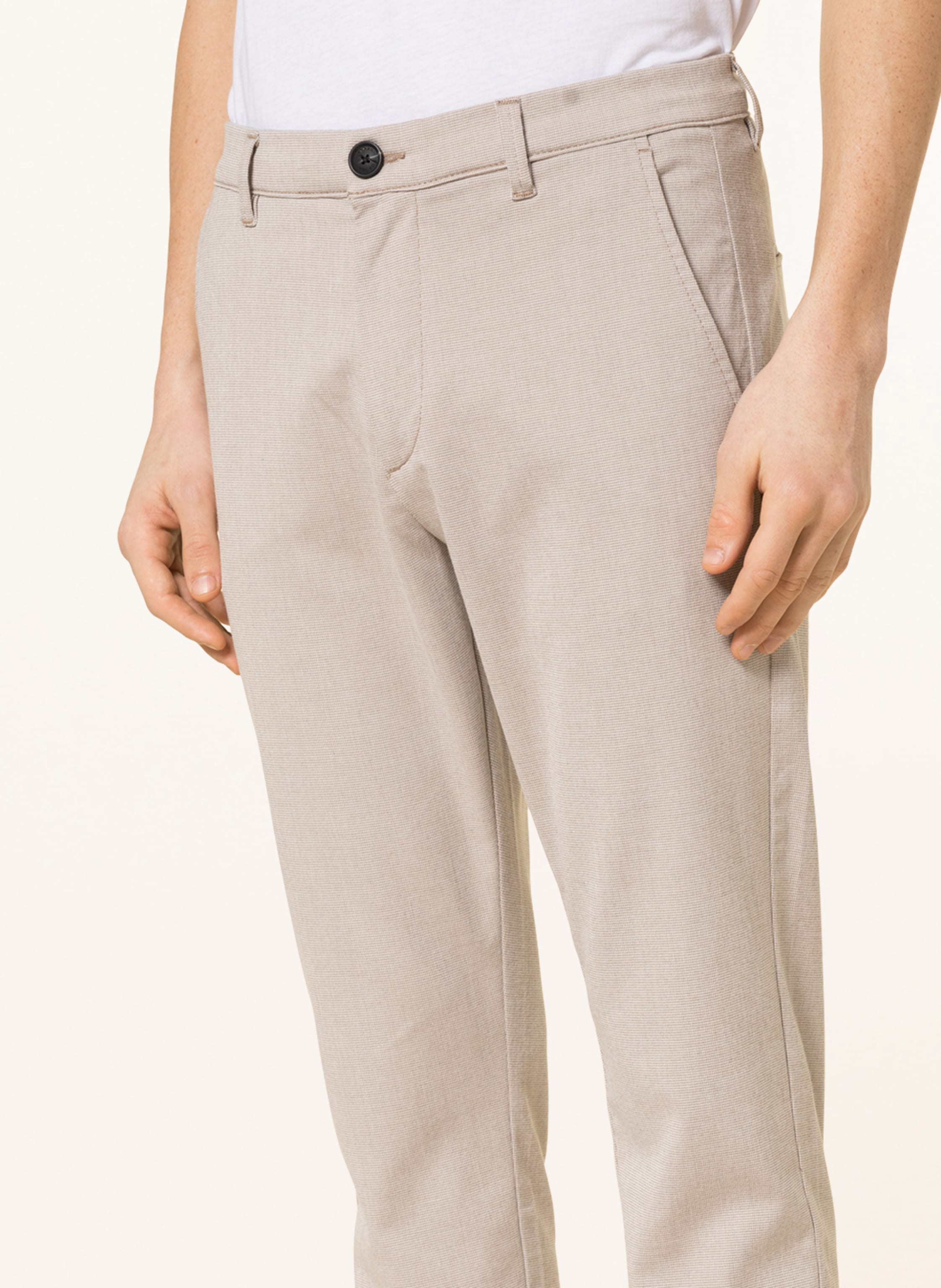 Thumbnail - Gabba Chino Pisa Domo Extra Slim Fit beige