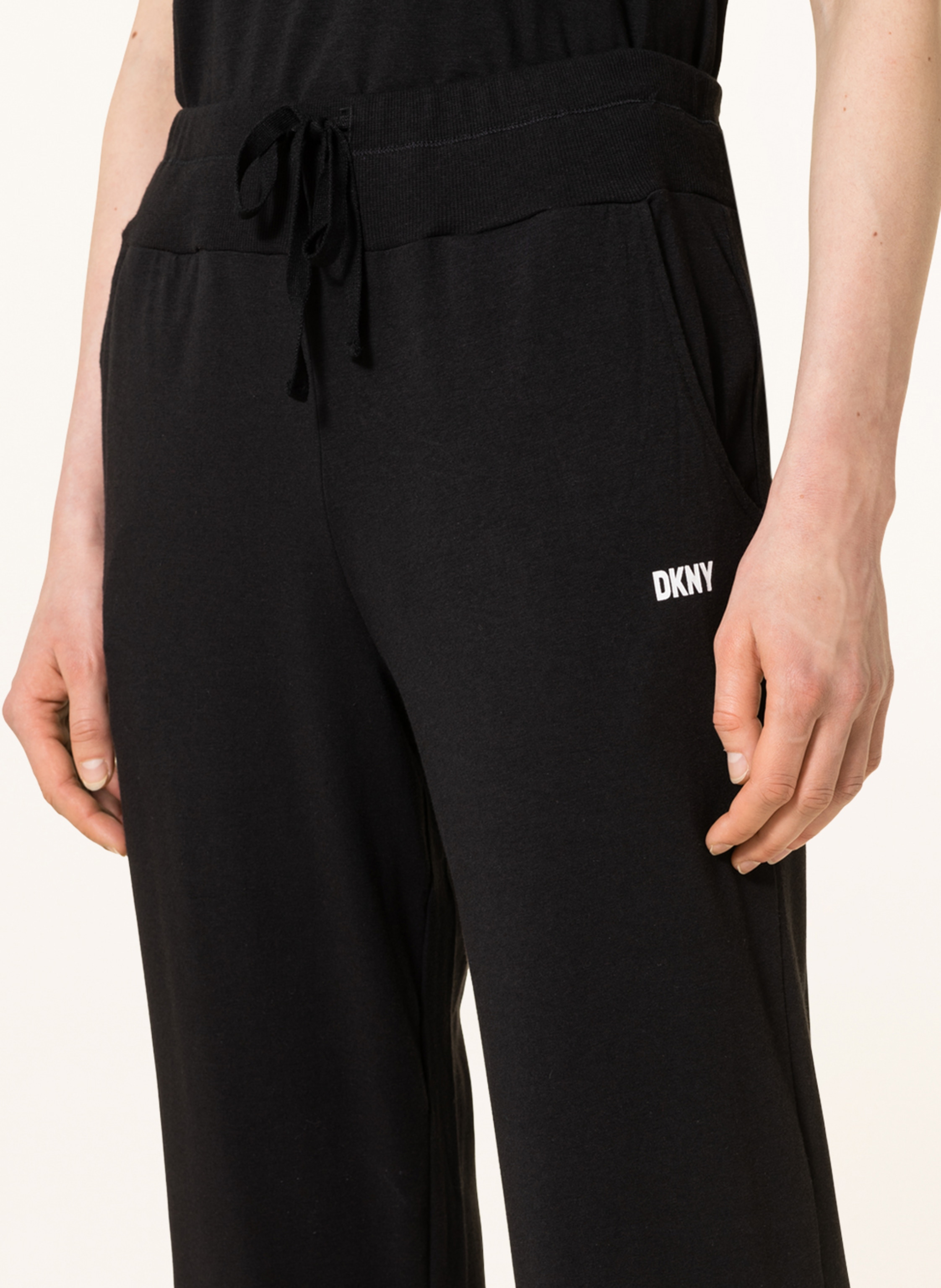 Thumbnail - Dkny Schlafhose Must Have Basics schwarz