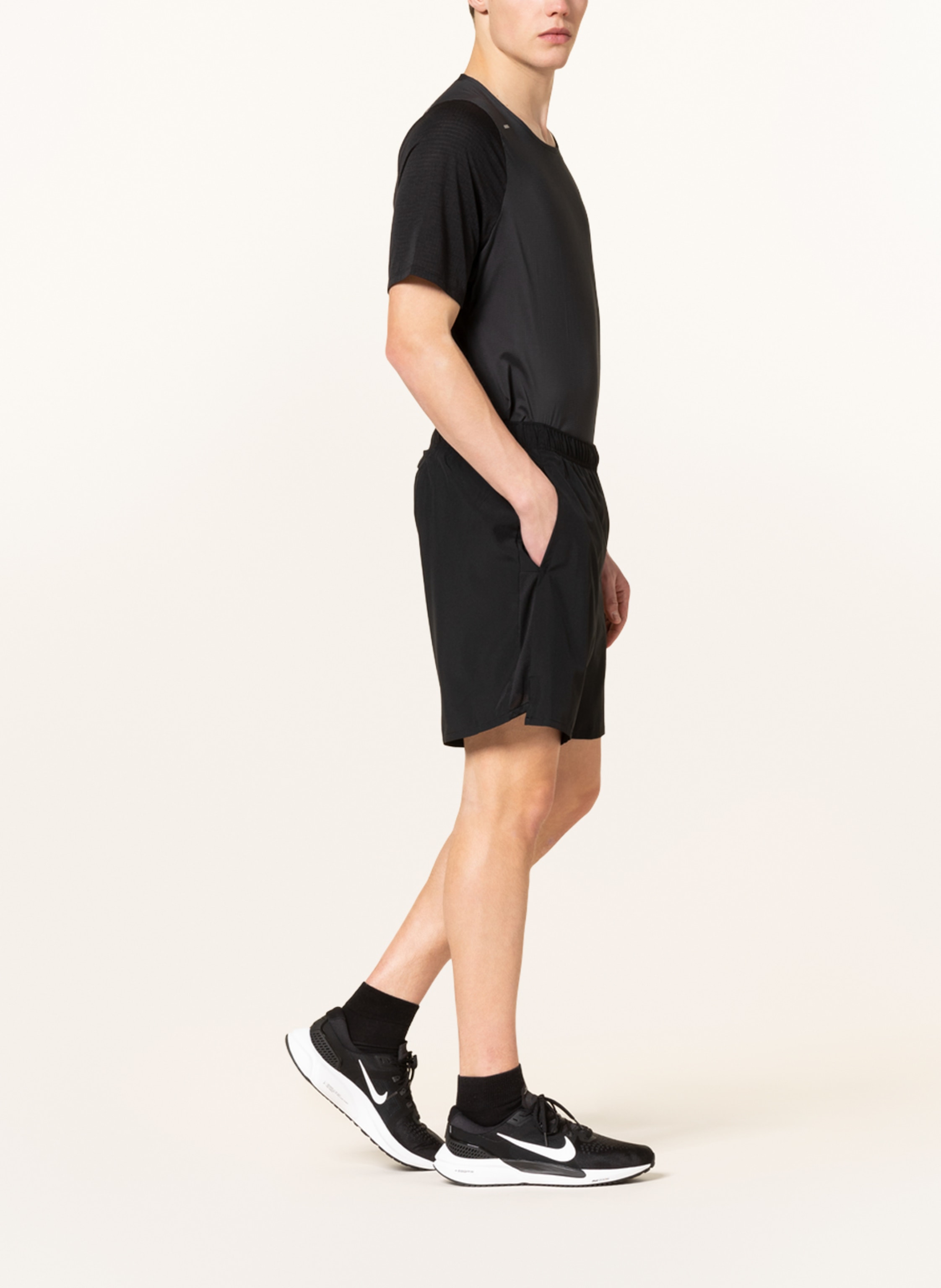Thumbnail - Nike 2-In-1-Laufshorts Dri-Fit Challenger Mit Mesh schwarz