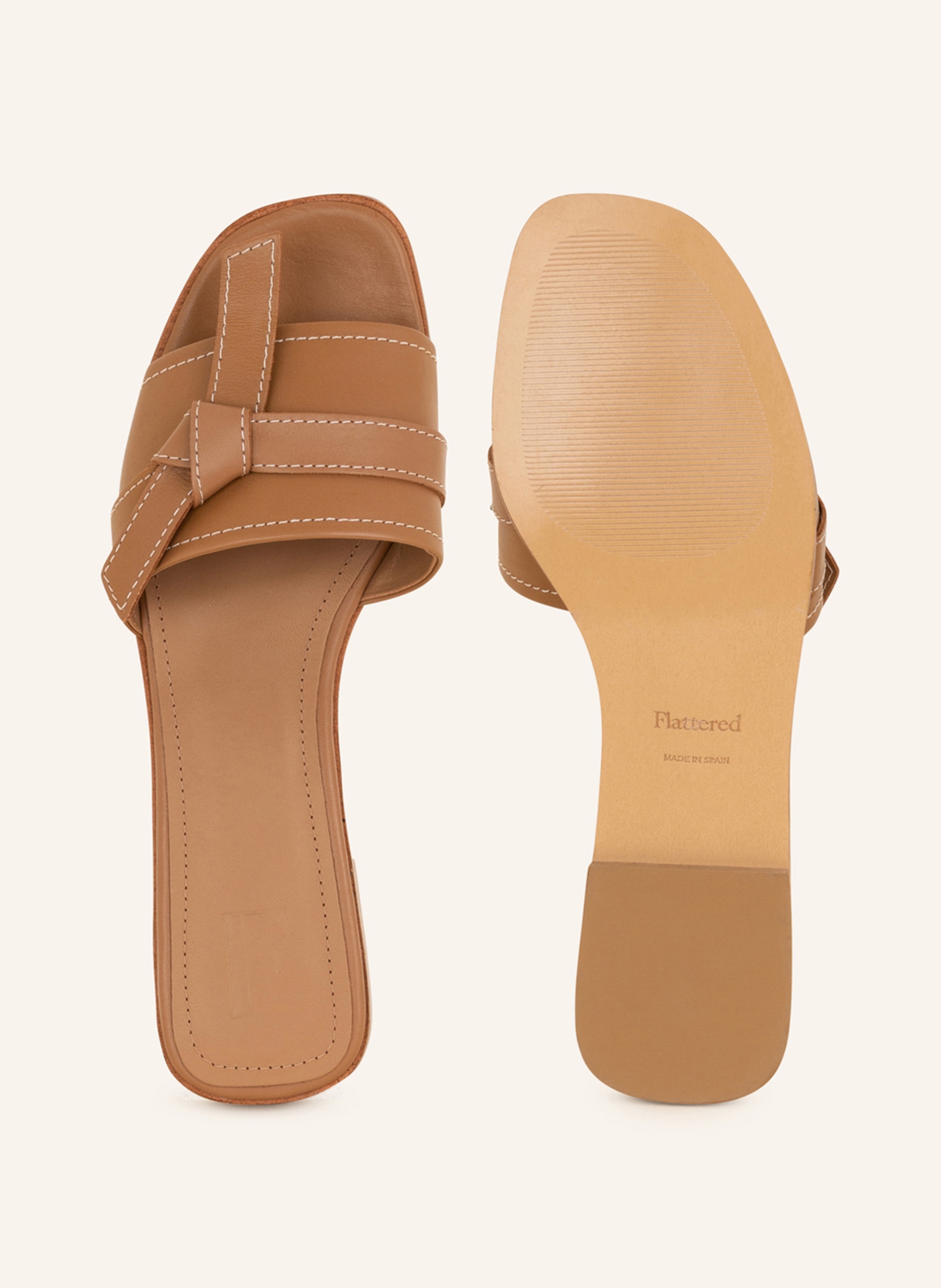 Thumbnail - Flattered Pantoletten My braun