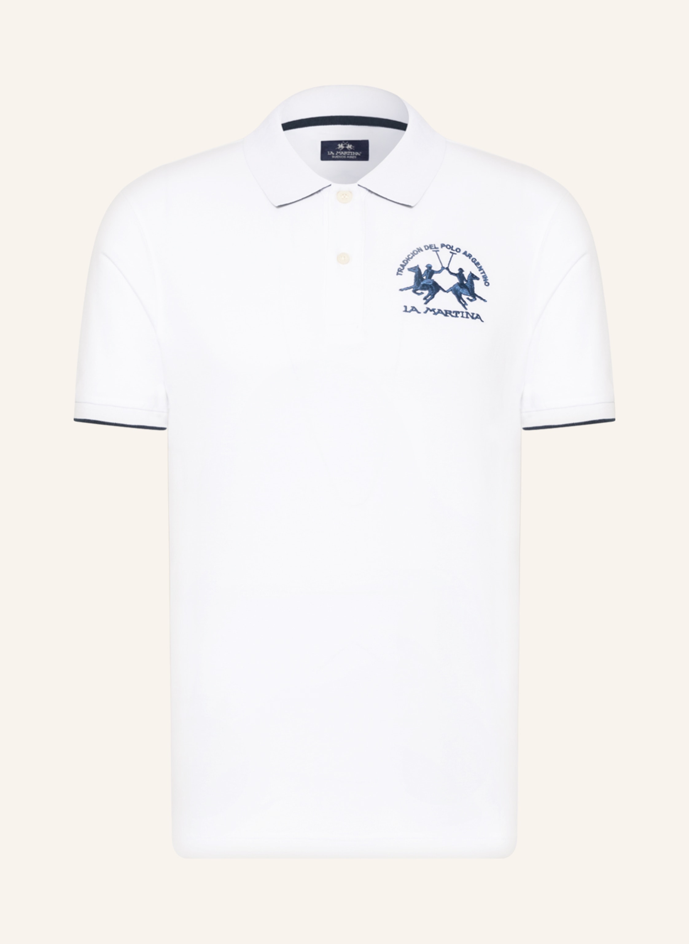 La Martina Polo Shirt Pique - short sleeve - cotton/elastane