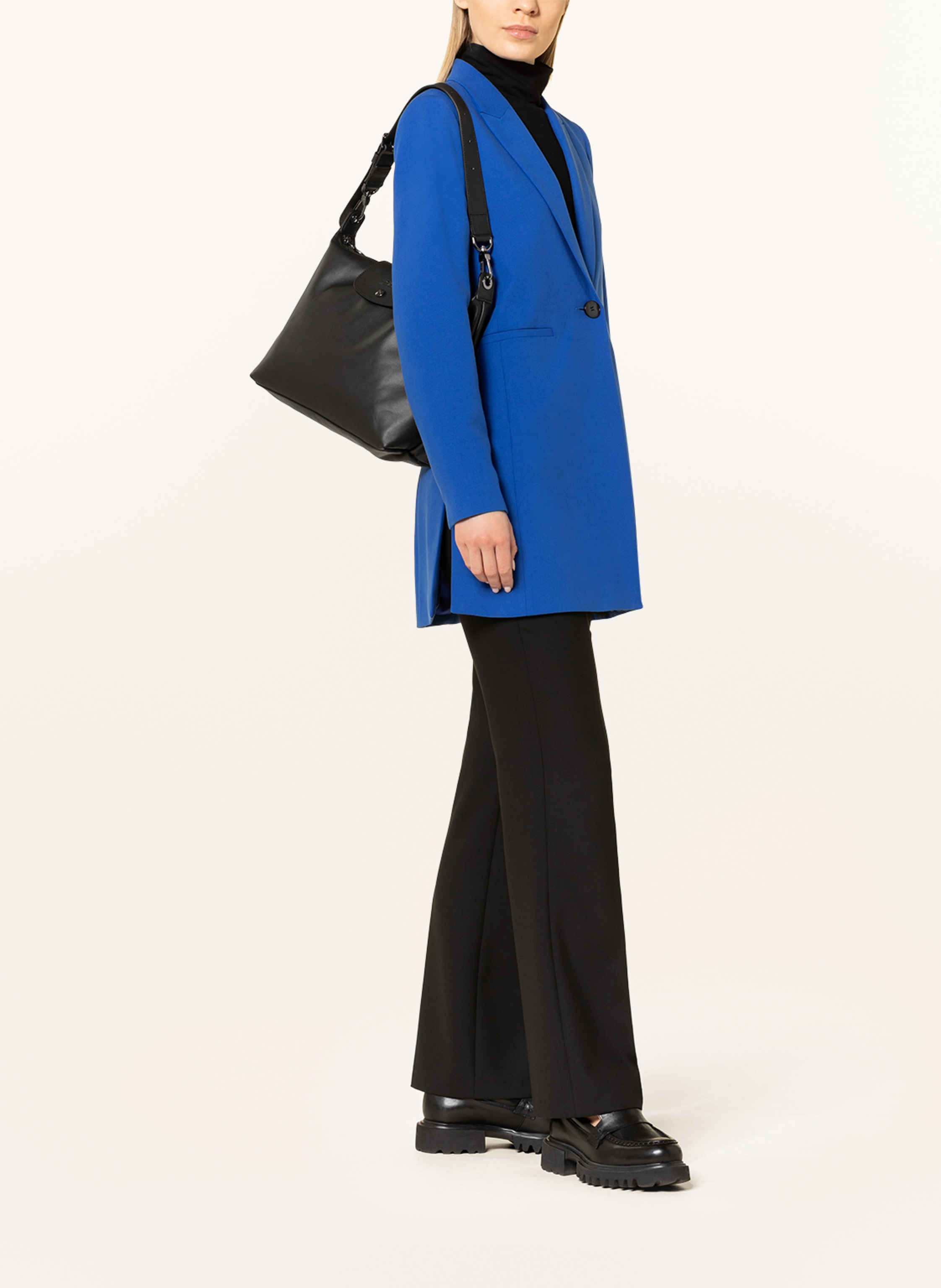 Thumbnail - Longchamp Handtasche Le Pliage Cuir schwarz