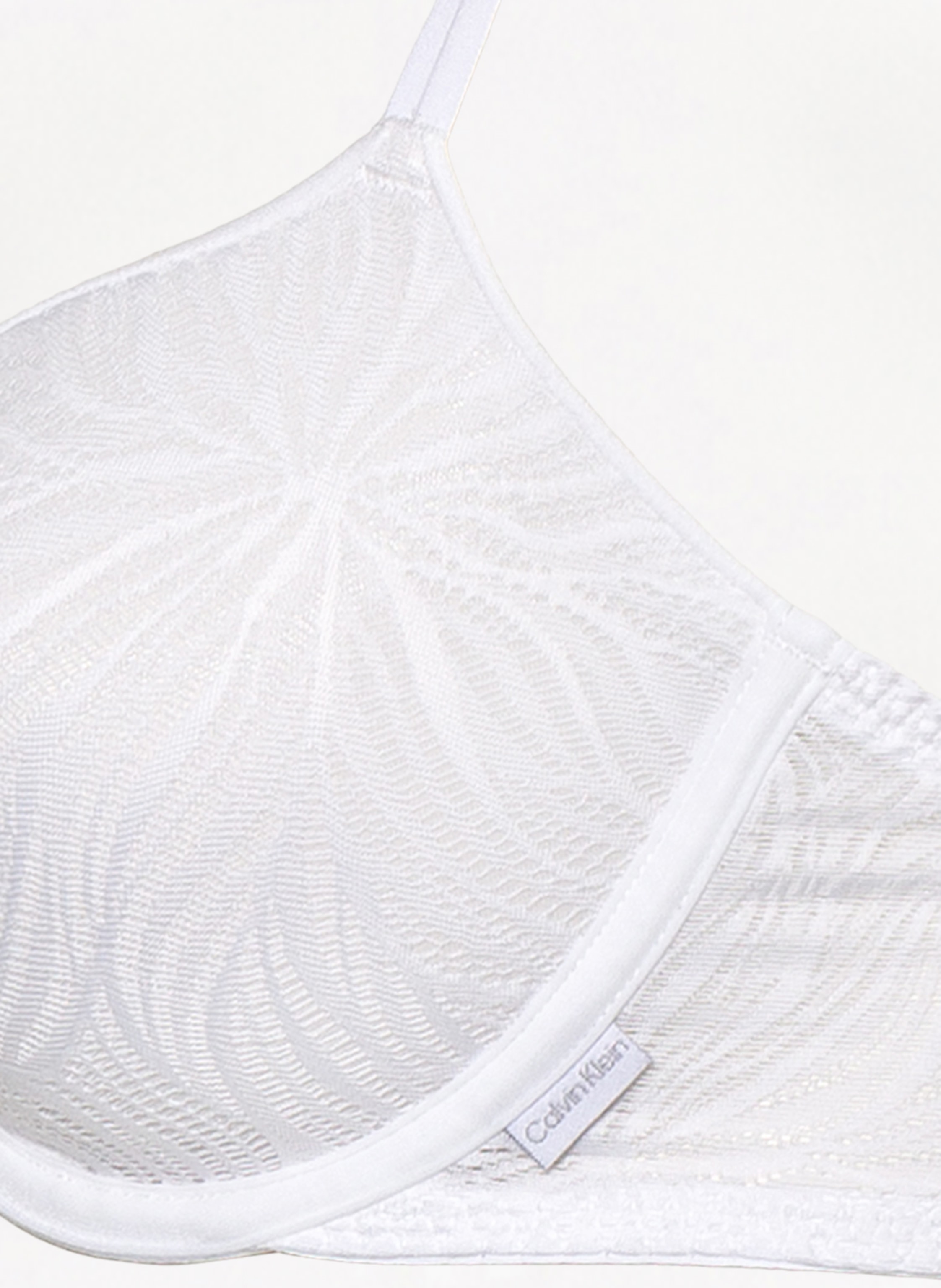 Thumbnail - Calvin Klein Schalen-Bh Sheer Marquisette weiss