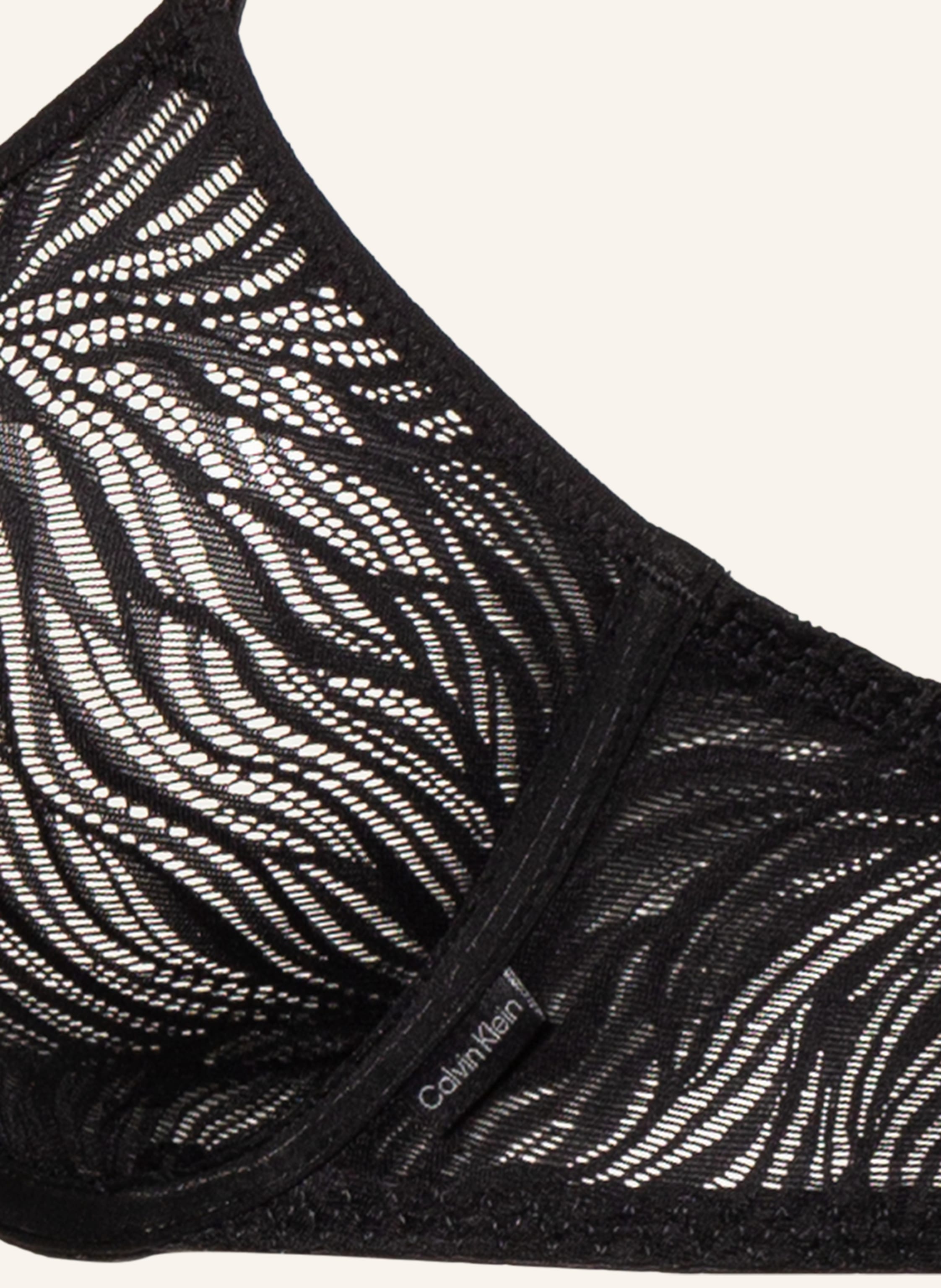 Calvin Klein Schalen-Bh Sheer Marquisette schwarz – Bild 2