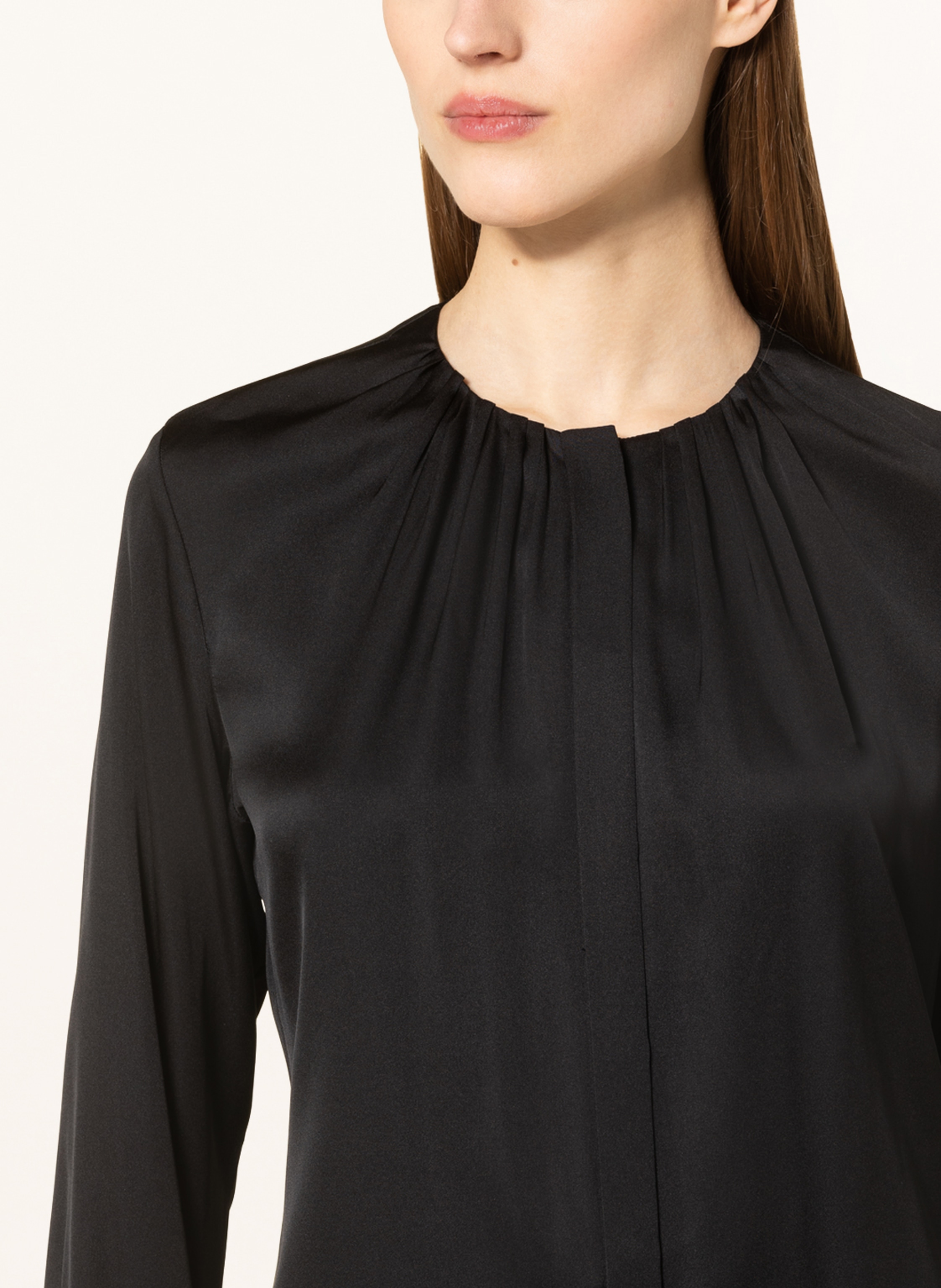 Thumbnail - Boss Bluse Banorah Aus Seide schwarz