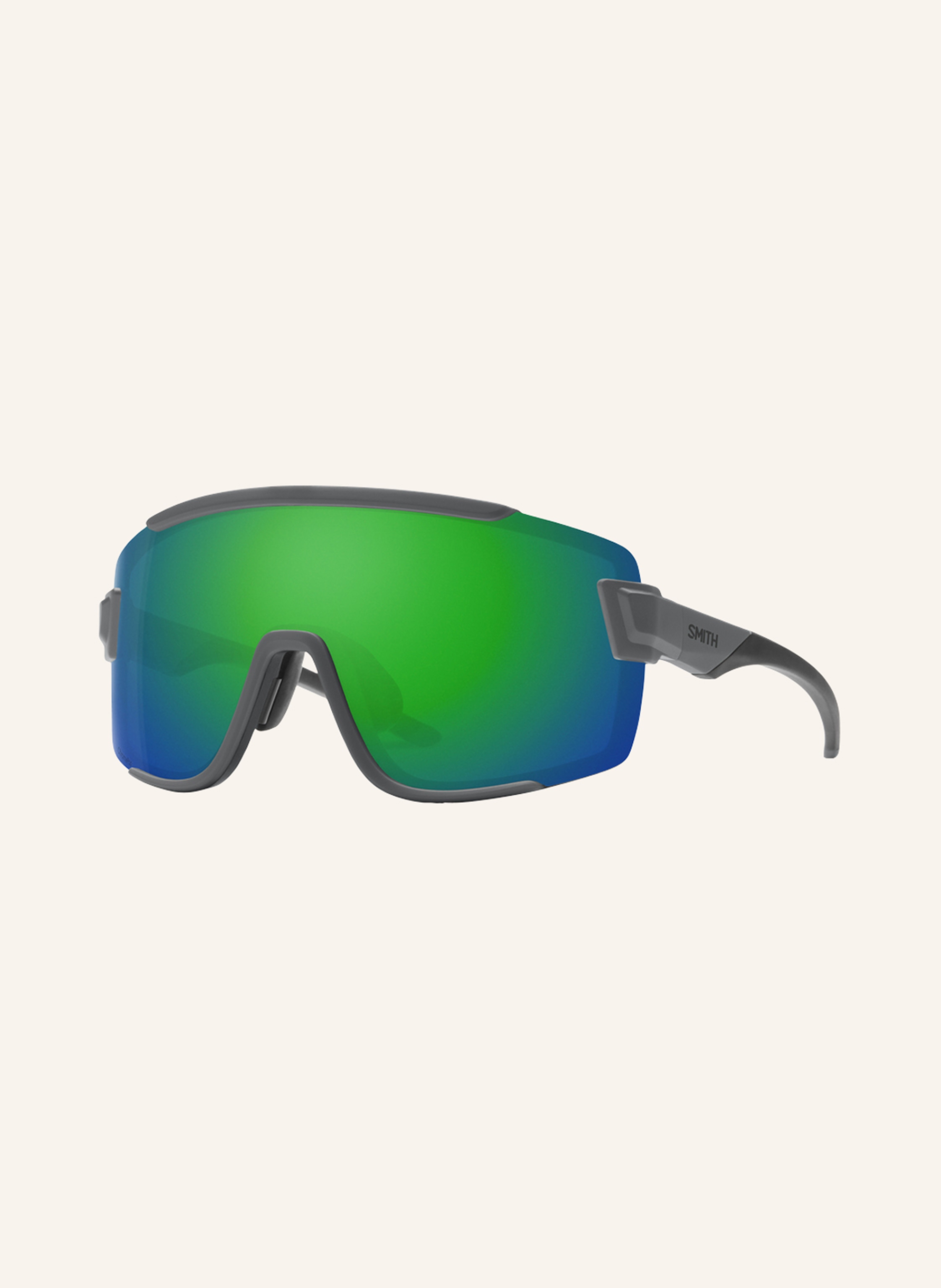 SMITH Cycling sunglasses WILDCAT in chromapop green mirror matte cement |  Breuninger