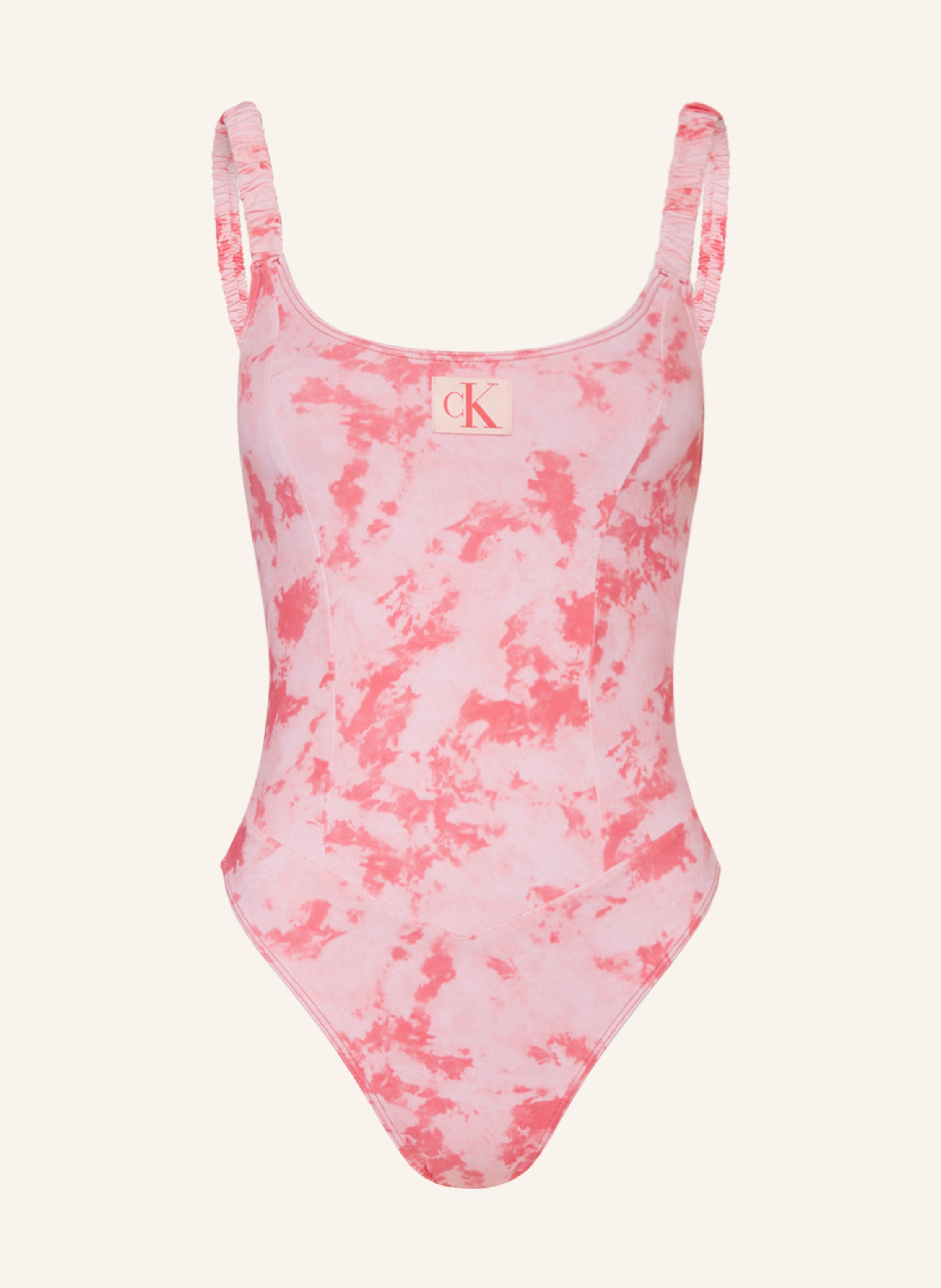 Pink calvin klein swimsuit shop