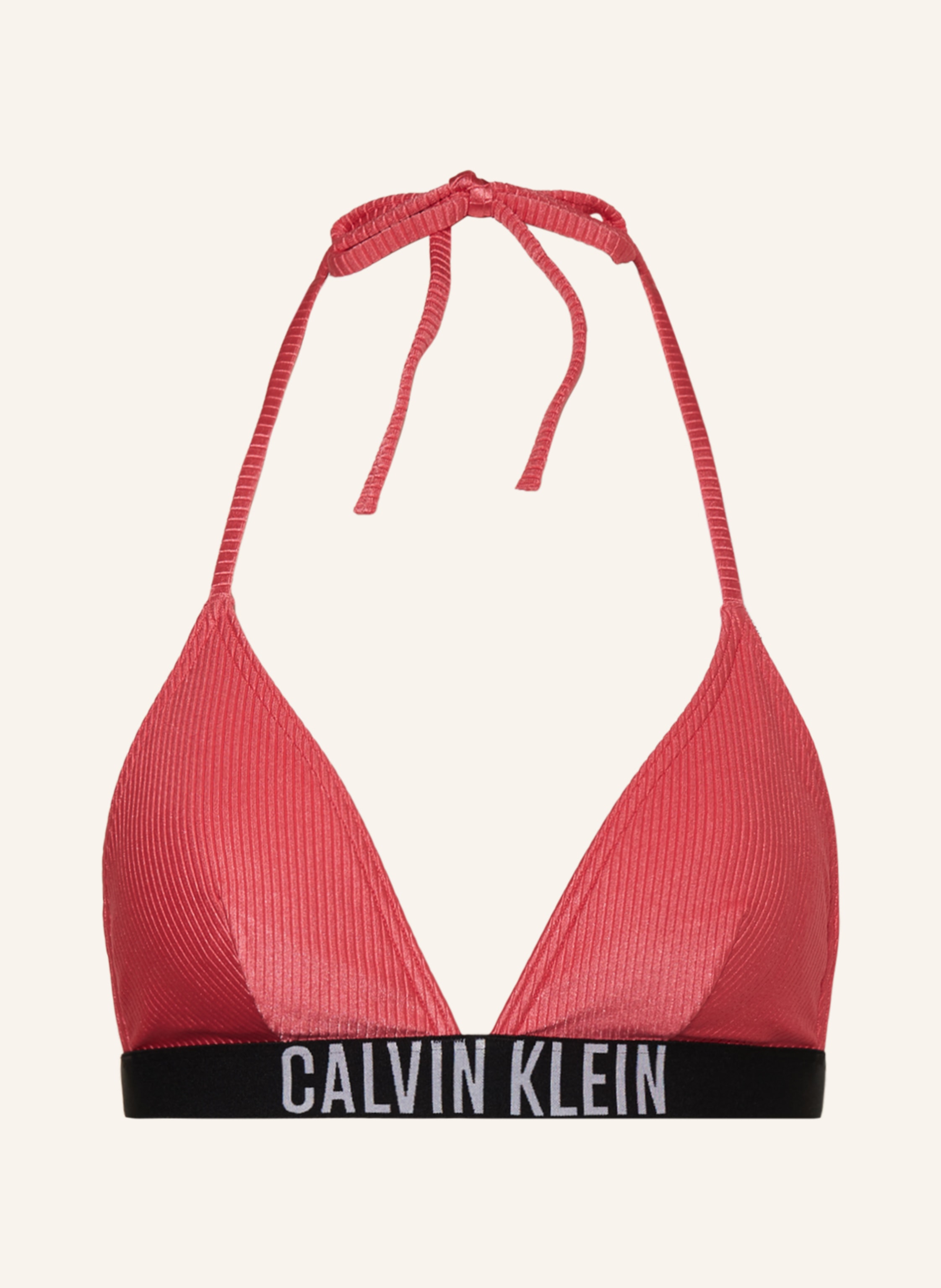 Calvin Klein Halter neck bikini top INTENSE POWER in pink/ black |  Breuninger