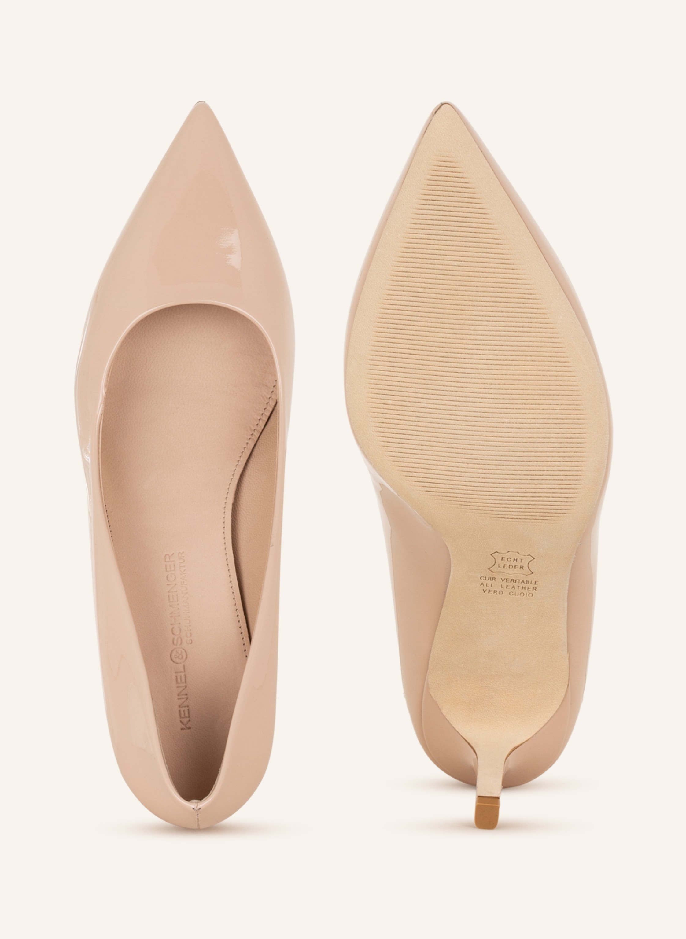 Kennel & Schmenger Lack-Pumps Rome beige – Bild 2