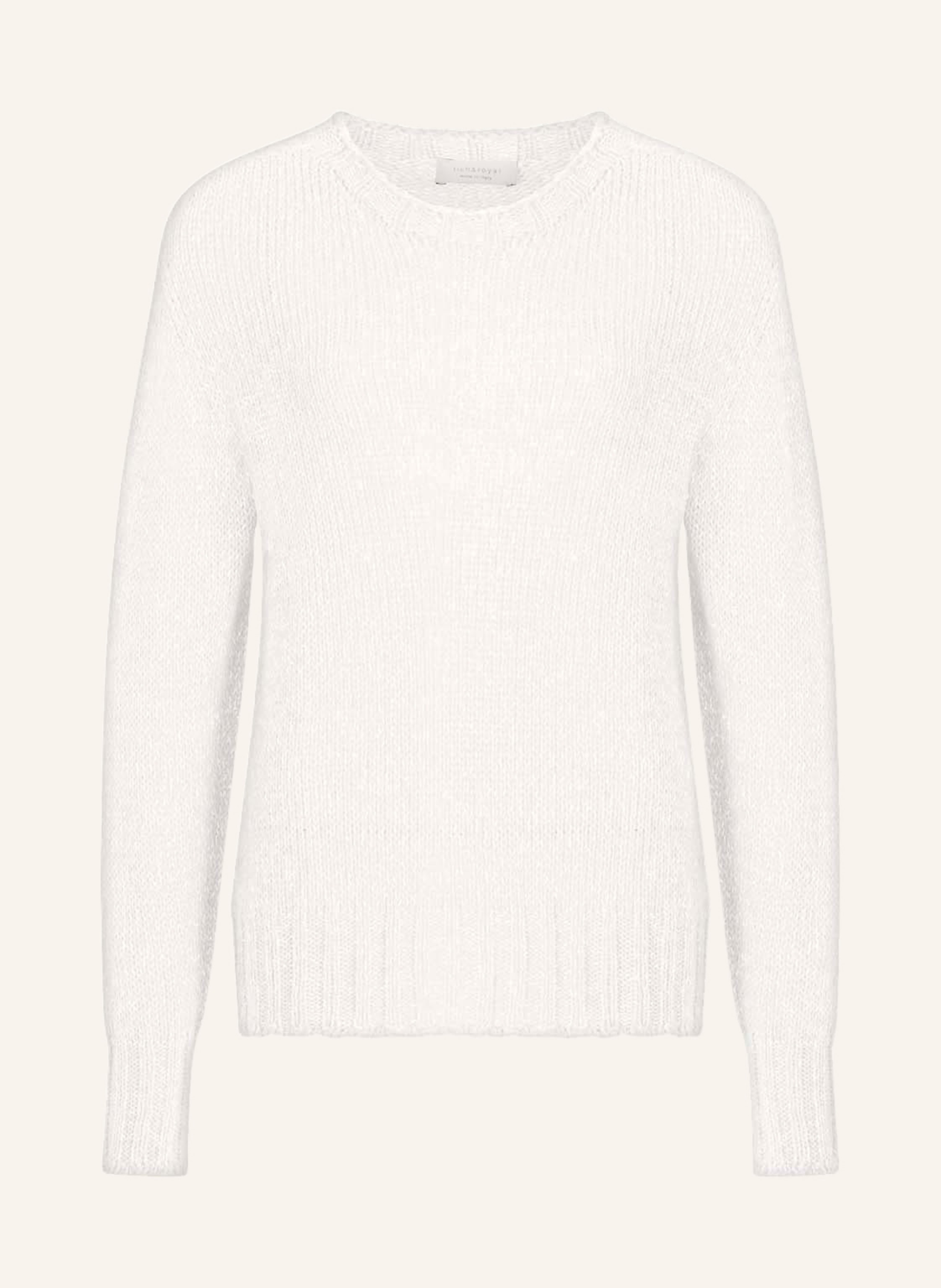 richu0026royal Sweater with sequins in white | Breuninger