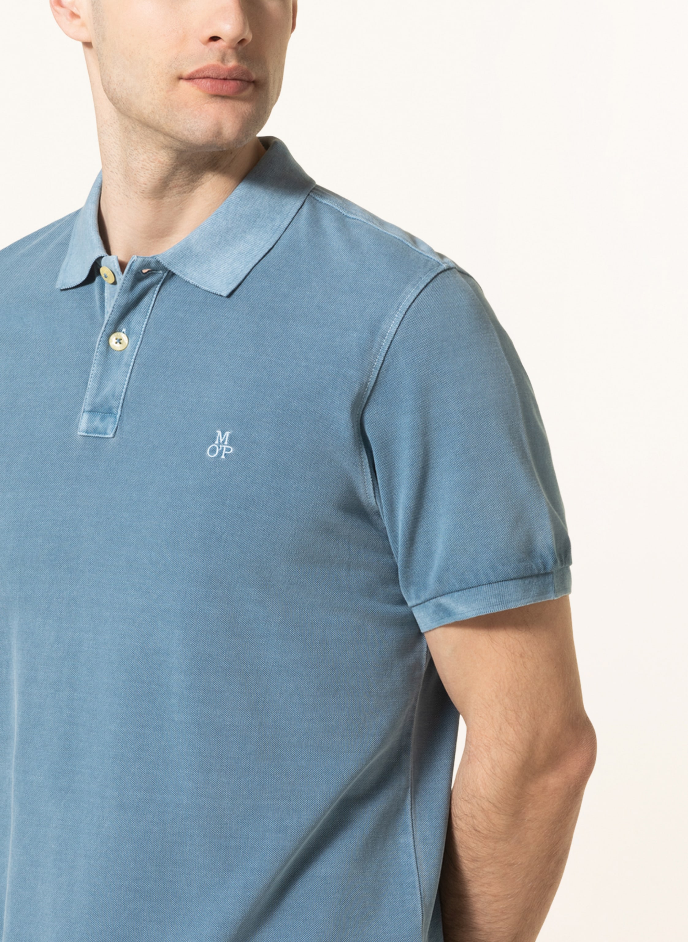 Thumbnail - Marc O'polo Piqué-Poloshirt blau