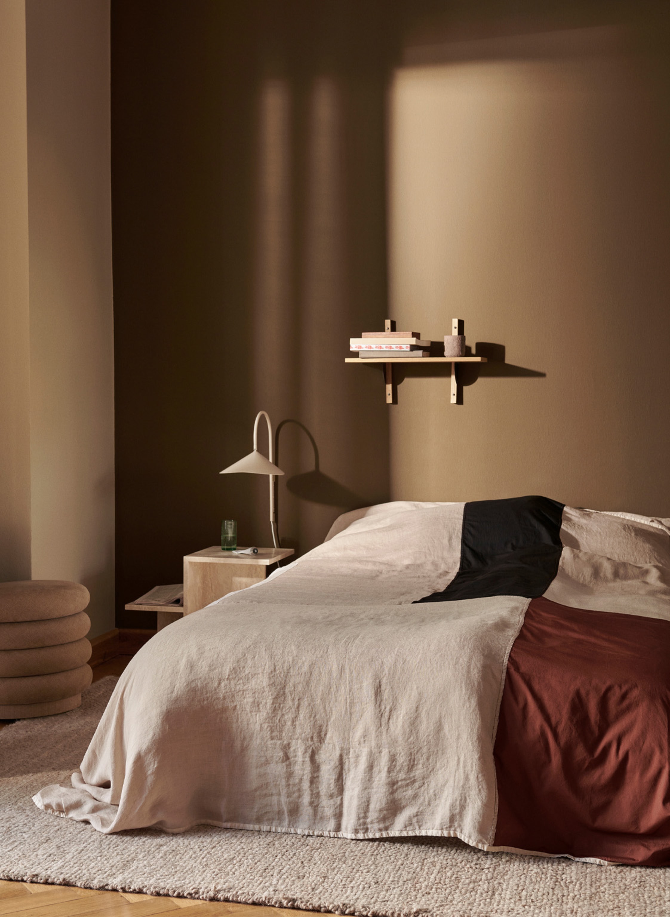 Thumbnail - Ferm Living Wandleuchte Arum beige