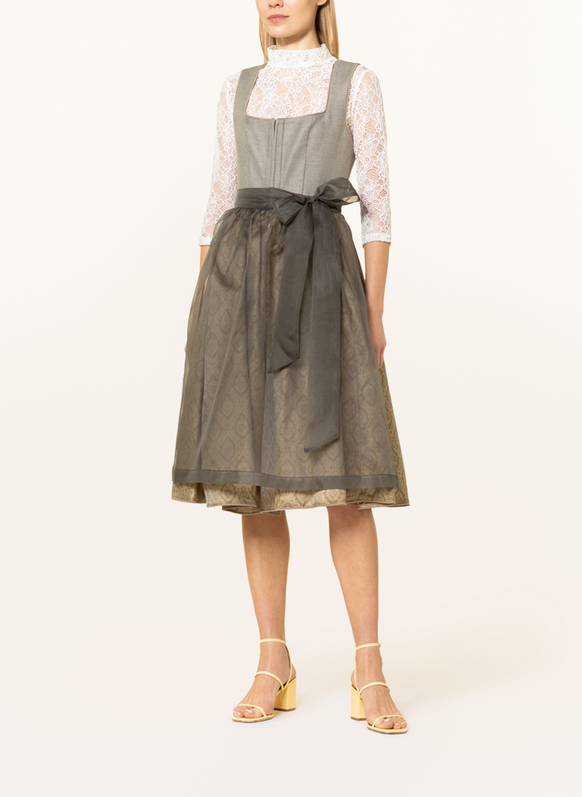 Thumbnail - Alissa By Kinga Mathe Dirndlbluse Liliana Mit 3/4-Arm weiss