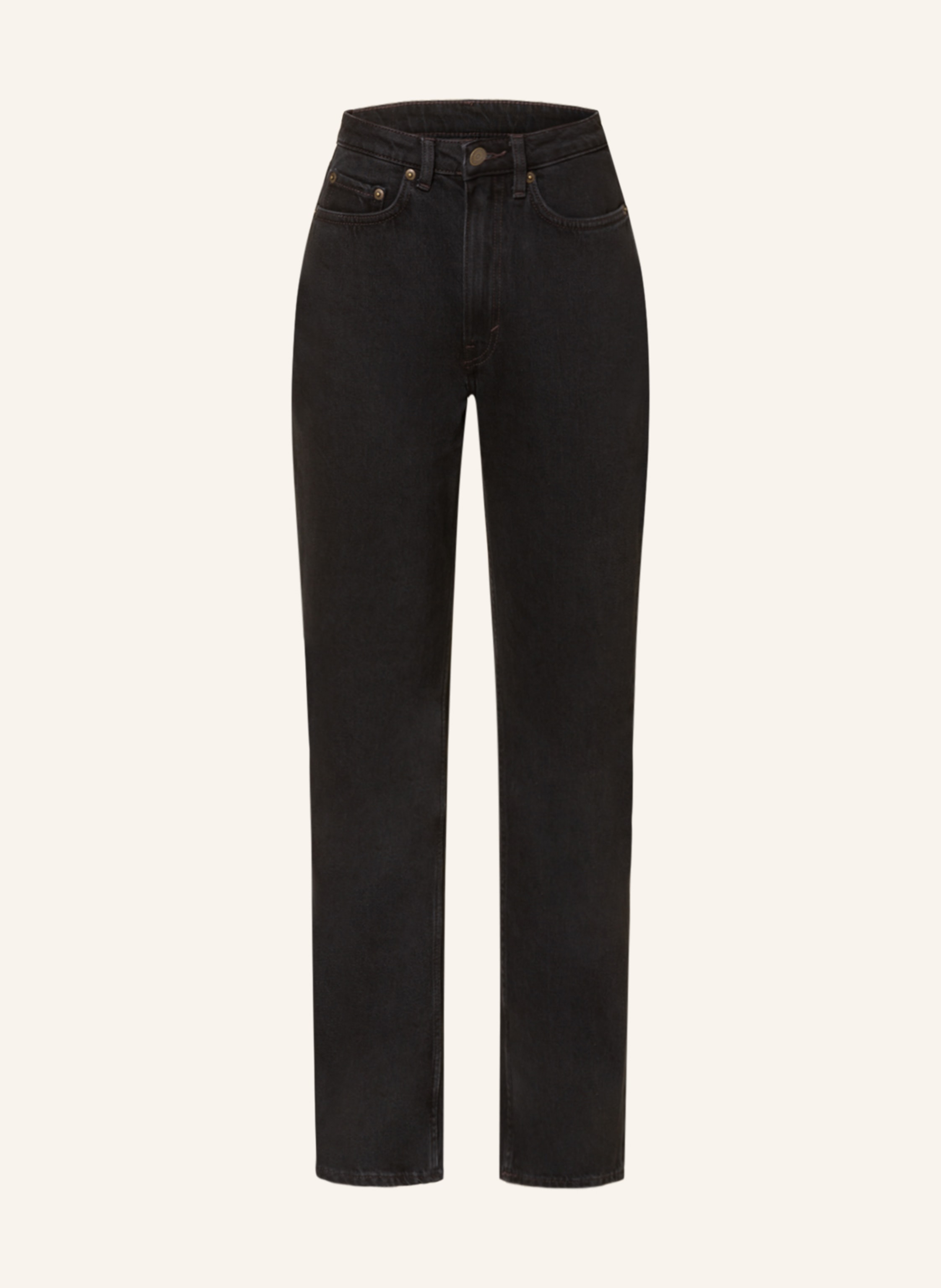 WEEKDAY Straight Jeans RESOLUTE RIGID in 09090 ink black
