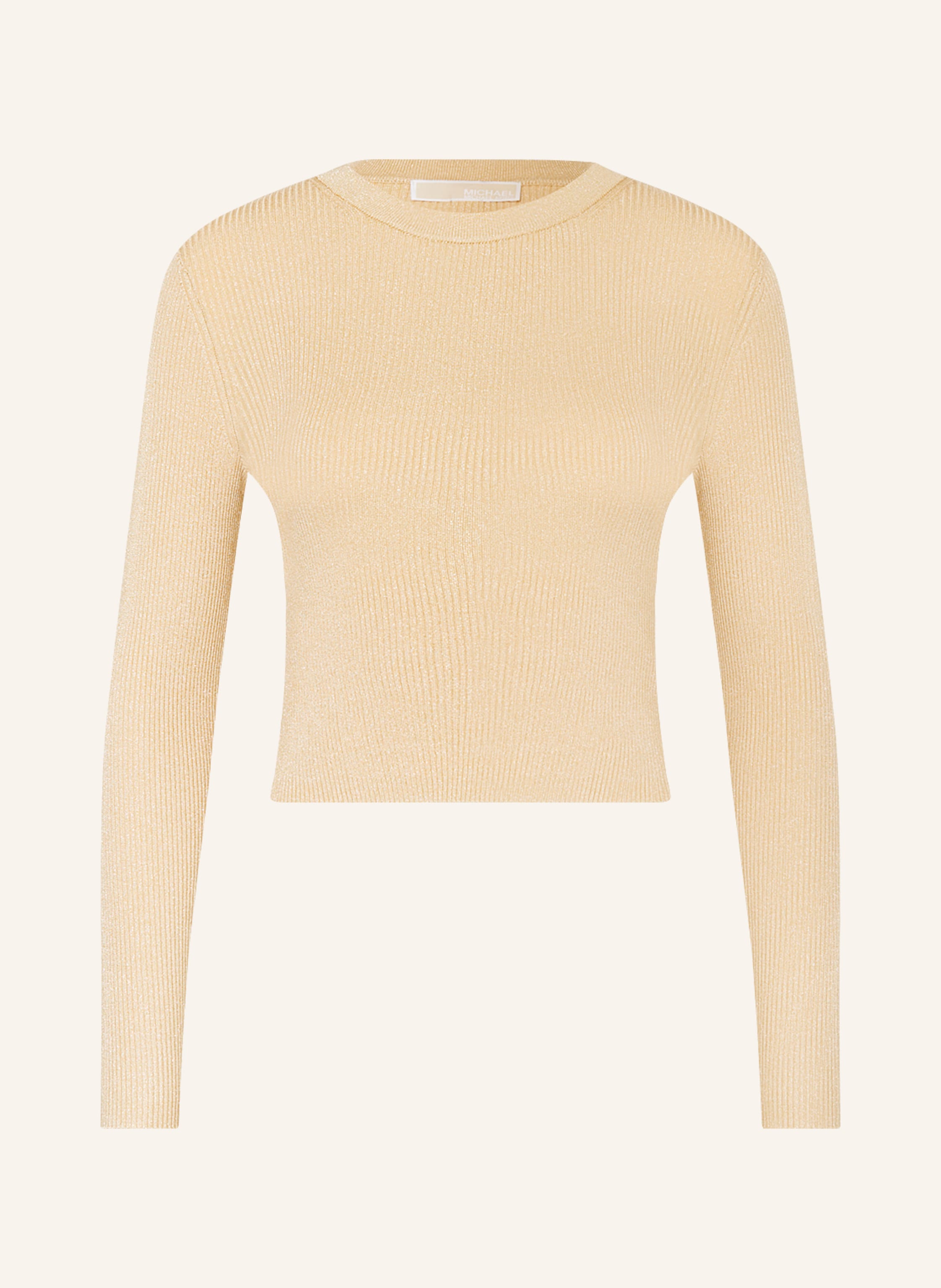 MICHAEL KORS Sweater with glitter thread in gold | Breuninger