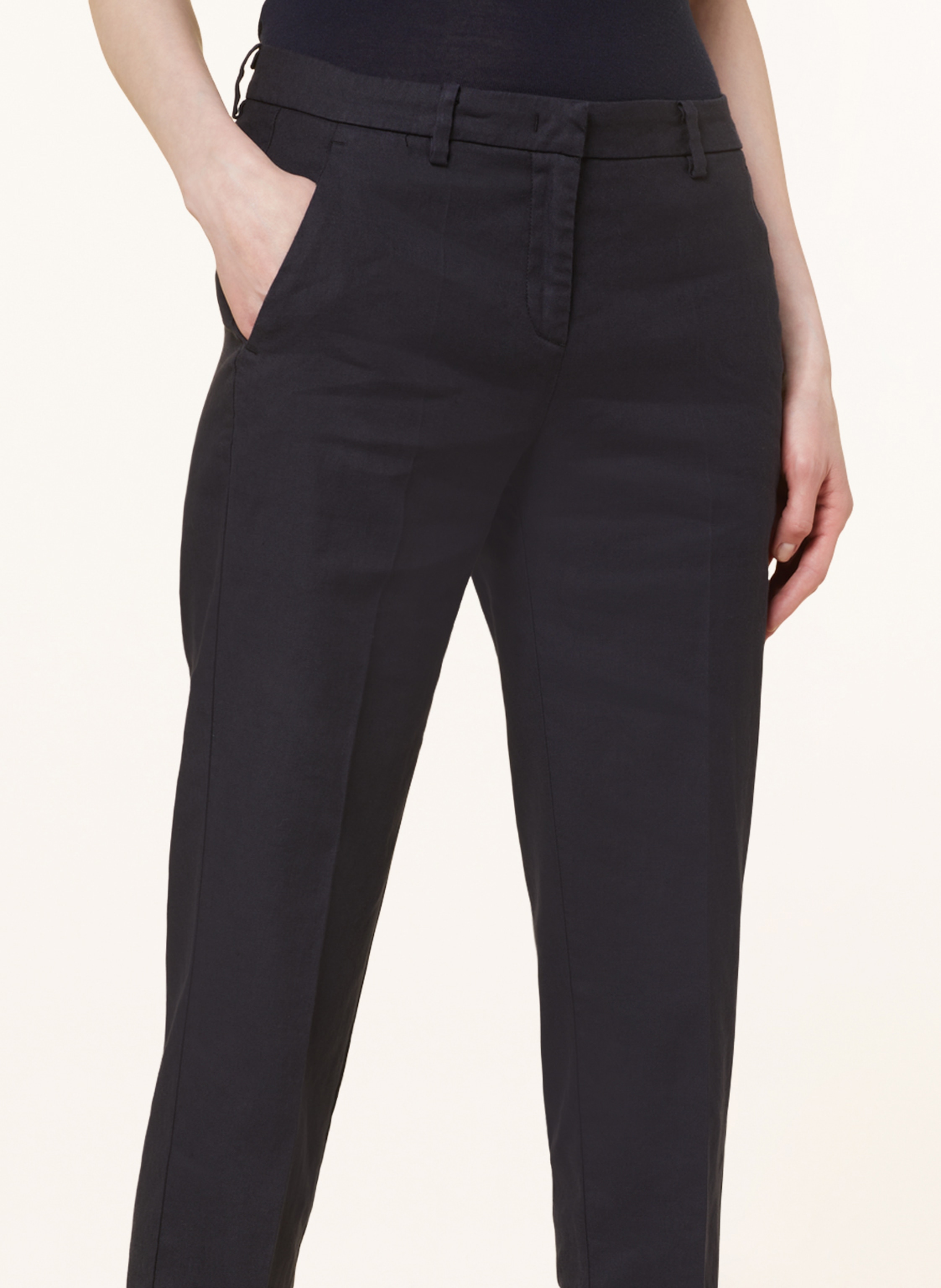 Thumbnail - Cambio 7/8-Hose Krystal Mit Leinen blau