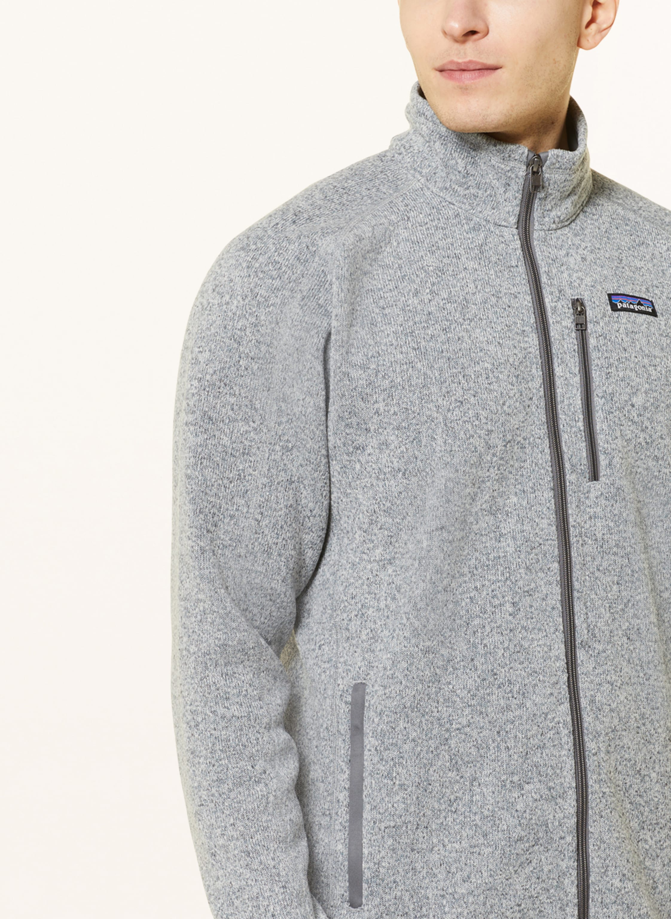 Thumbnail - Patagonia Strick-Fleecejacke Better Sweater™ grau