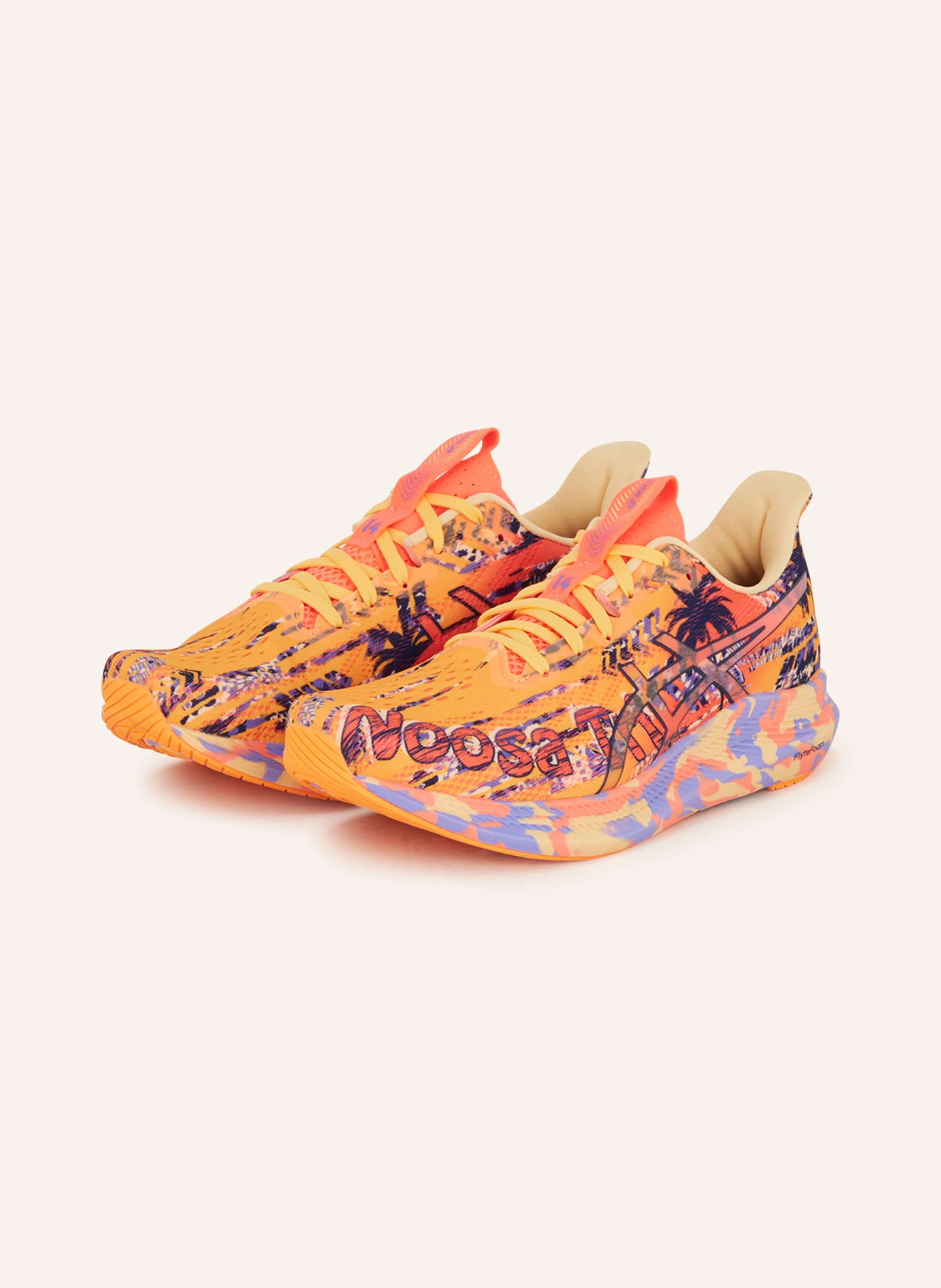 ASICS Running shoes NOOSA TRI 14 in neon orange/ light purple/ dark blue |  Breuninger
