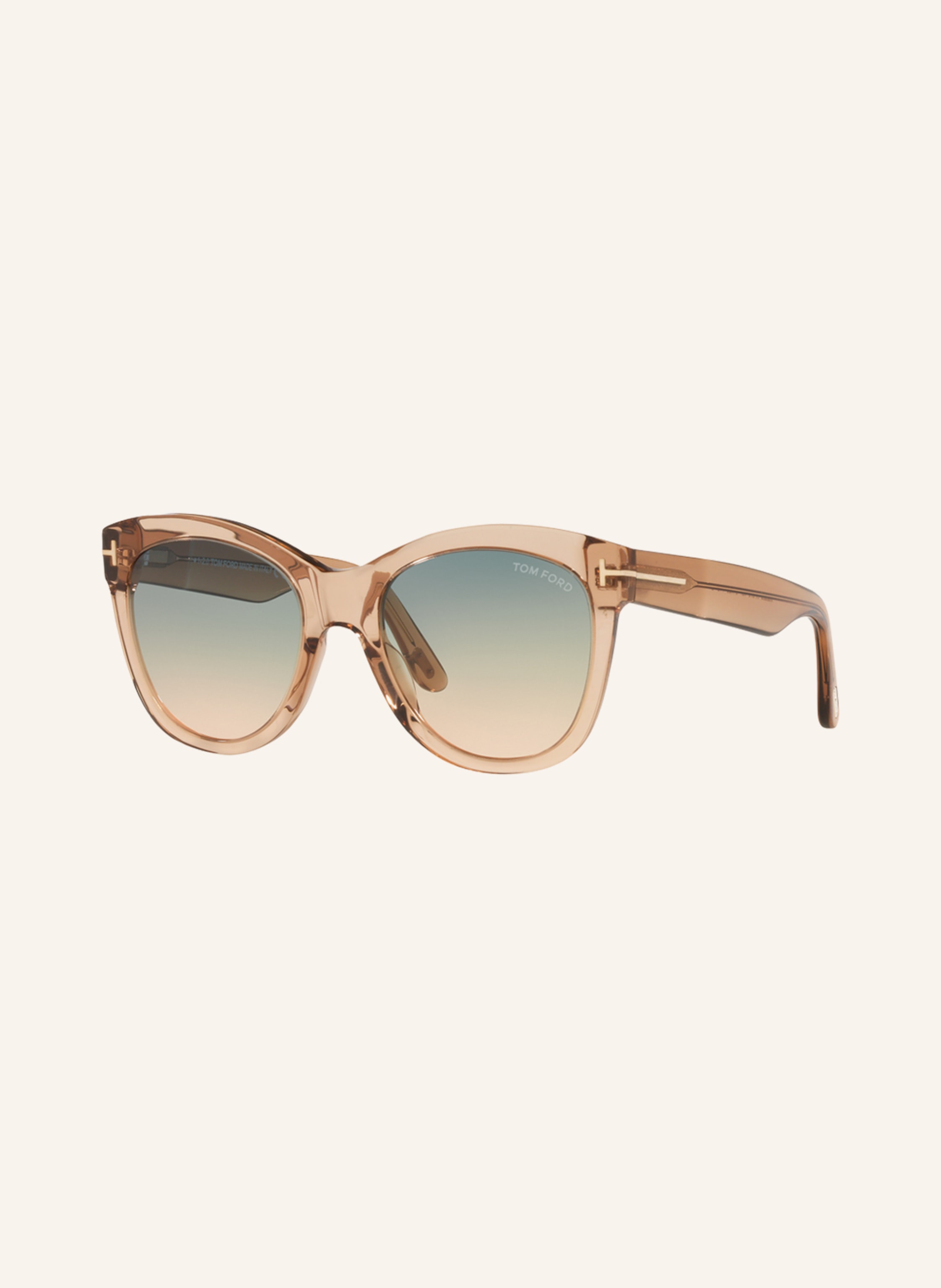 Tom Ford Tom Ford Sonnenbrille ft0870 Wallace braun in 1950J3 - HELLBRAUN/ GRÜN VERLAUF