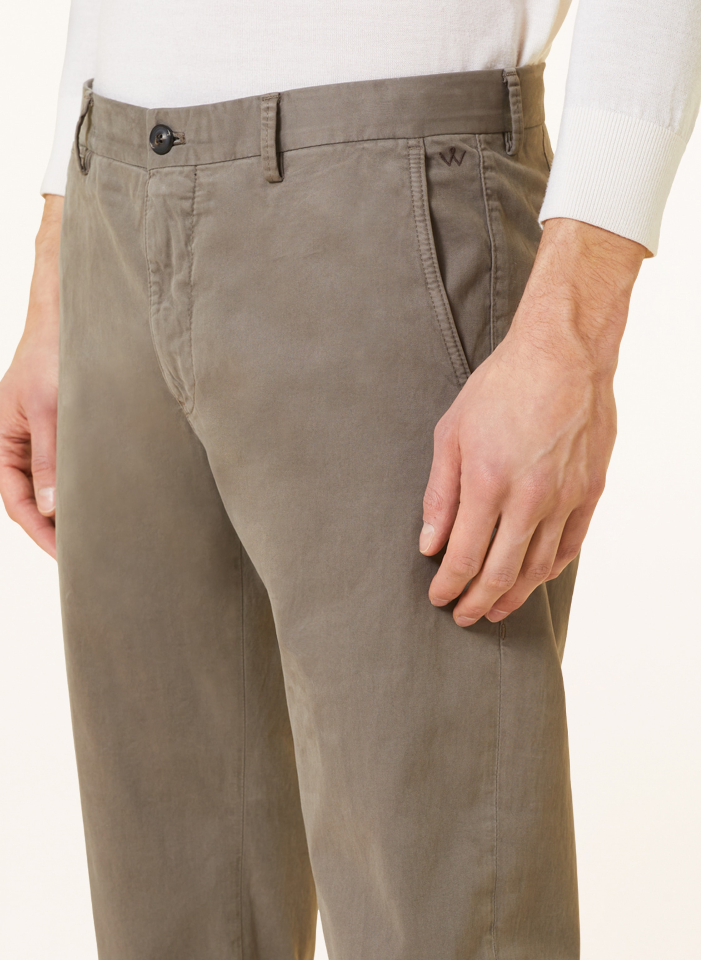 Thumbnail - Windsor. Chino Cino Slim Fit grau