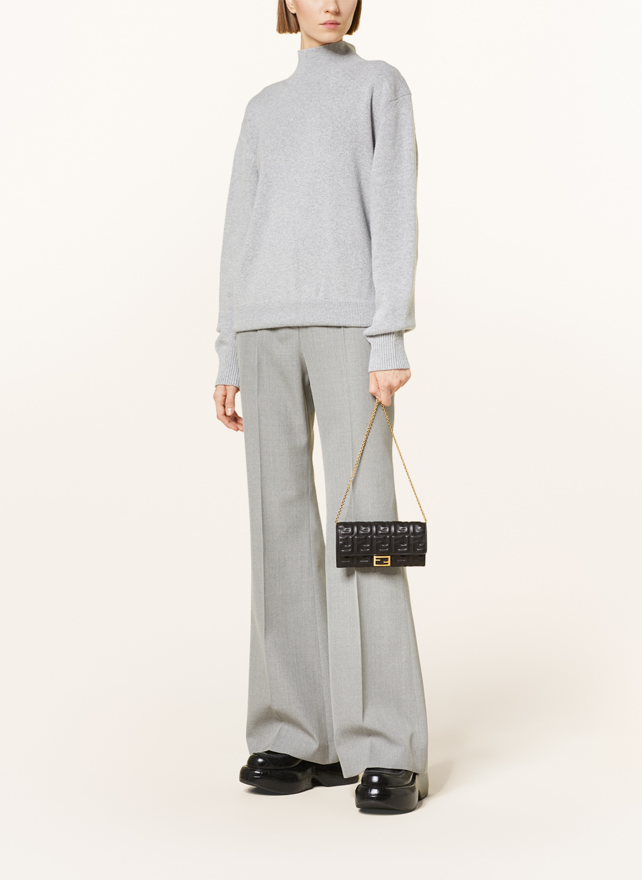 Thumbnail - Fendi Geldbörse Continent Zum Umhängen schwarz