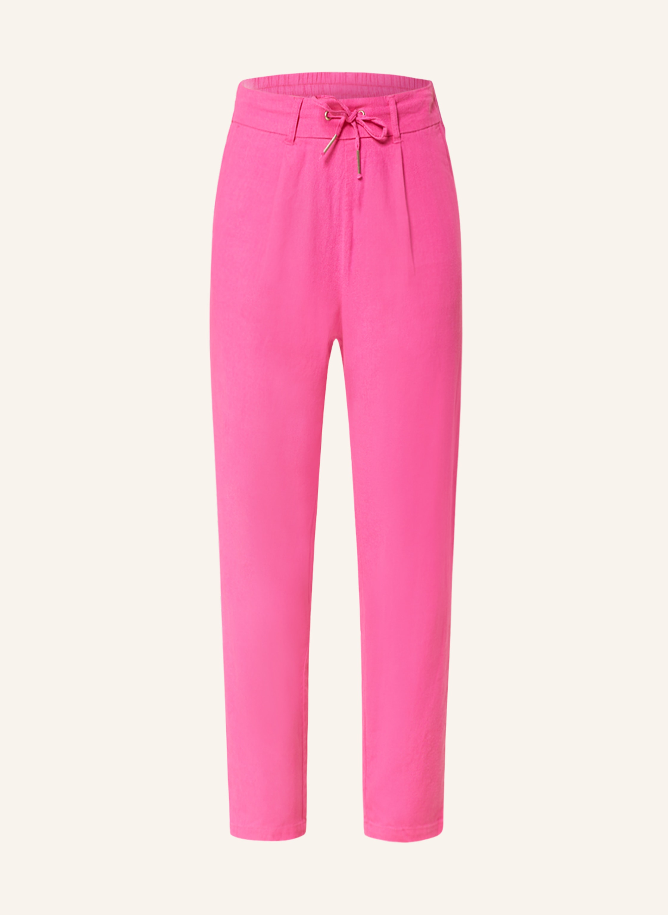 ONLY Trousers with linen in pink | Breuninger